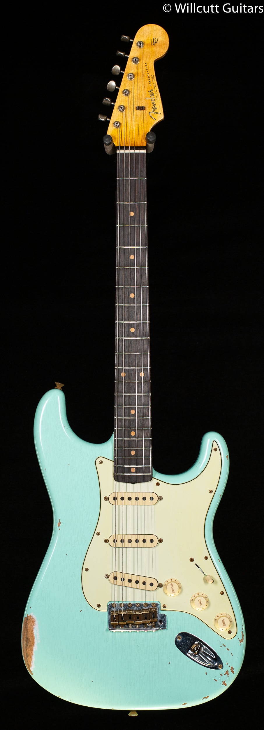 Fender Custom Shop "The 63" 1963 Stratocaster Relic Surf Green 65 C (151)