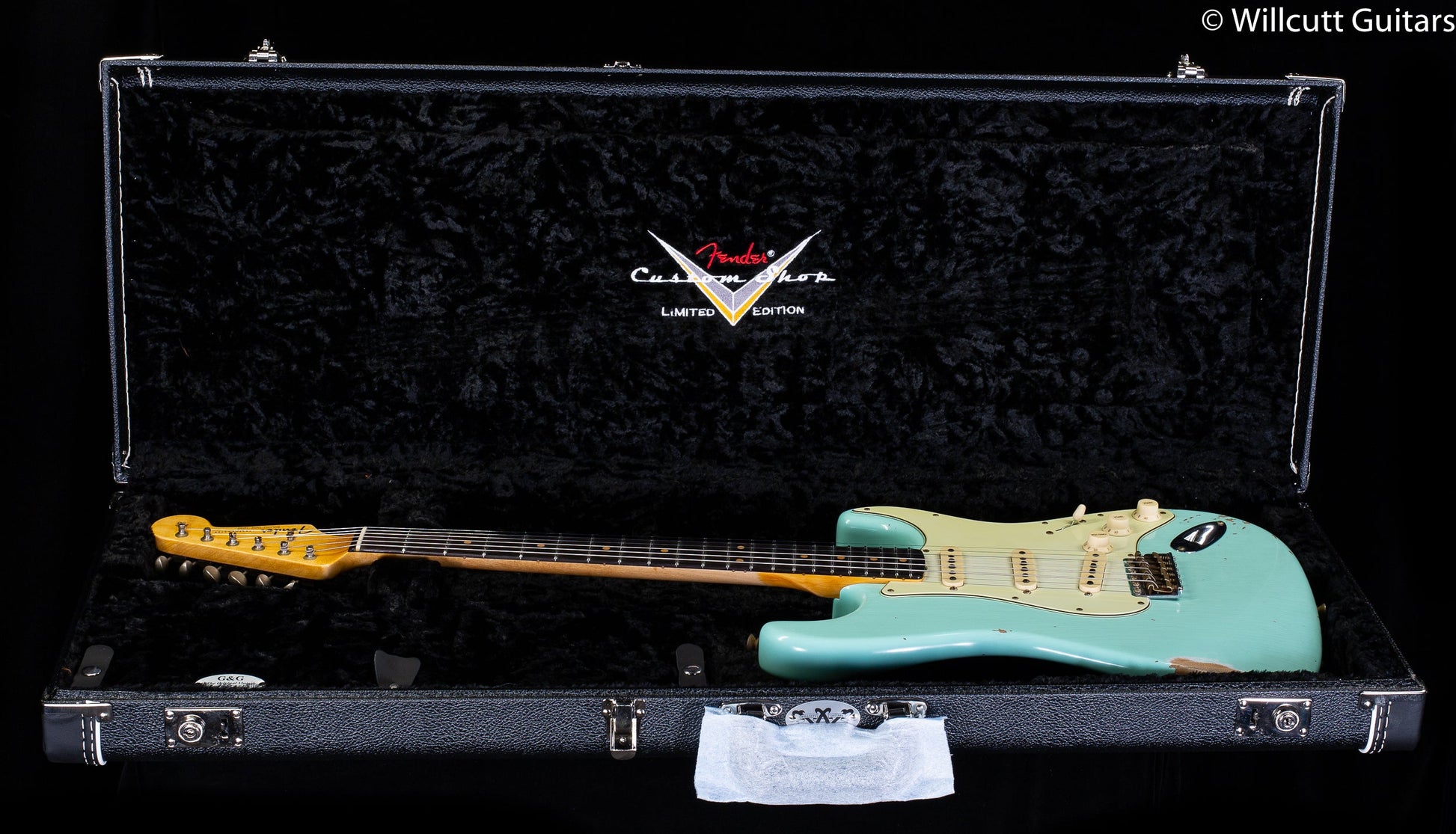 Fender Custom Shop "The 63" 1963 Stratocaster Relic Surf Green 65 C (151)