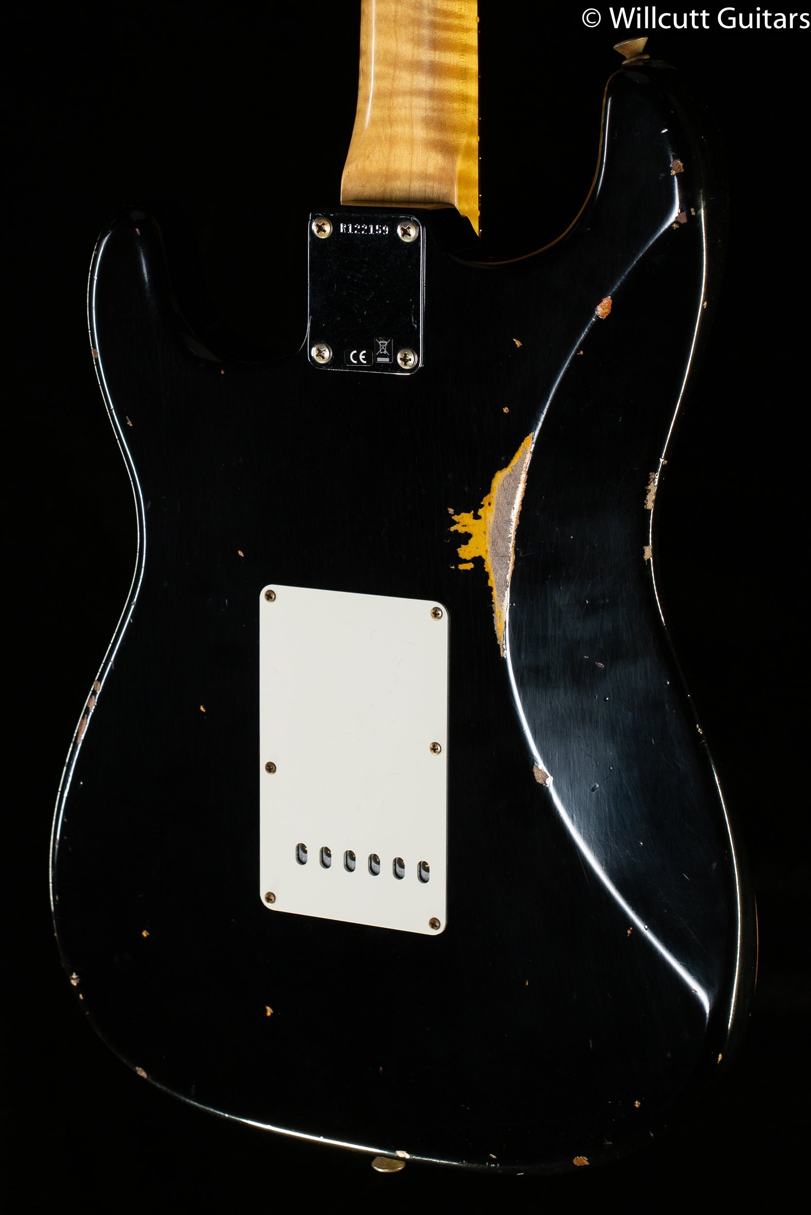 Fender Custom Shop Willcutt True '62 Stratocaster Journeyman Relic Black over 3TS '59 C