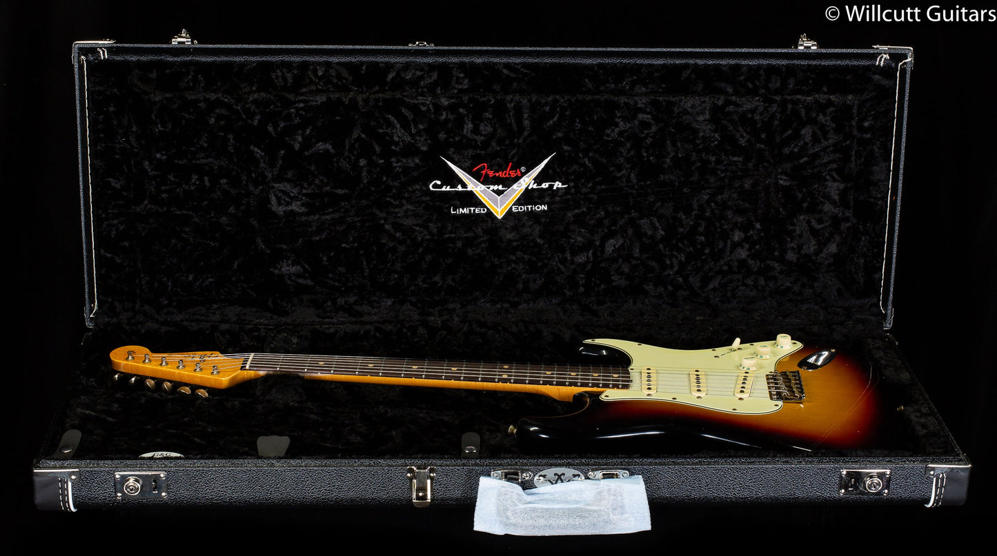 Fender Custom Shop Willcutt True '62 Stratocaster Journeyman Relic 3-Tone Sunburst 60s Oval C