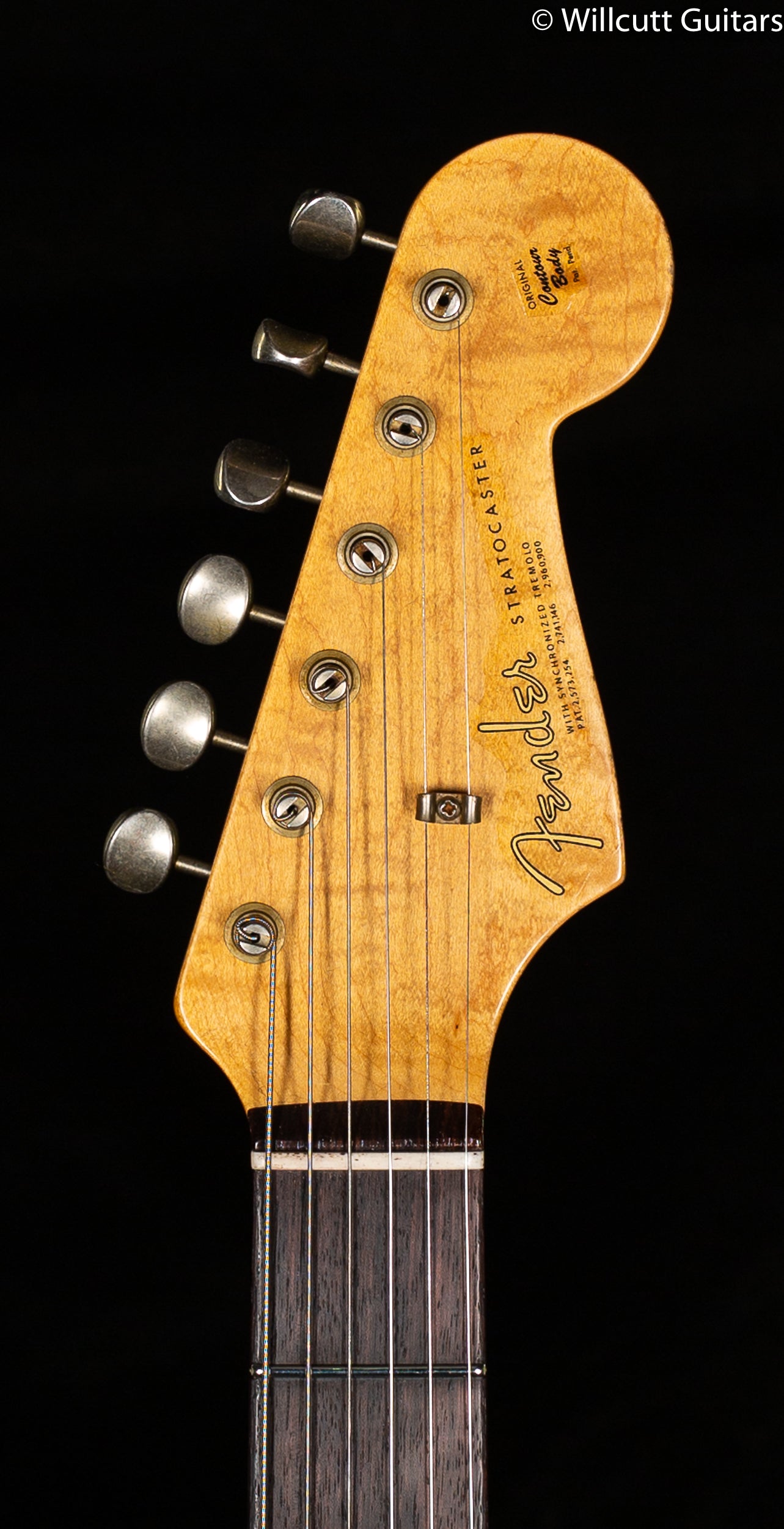 Fender Custom Shop Willcutt True '62 Stratocaster Journeyman Relic 3-Tone Sunburst 60s Oval C