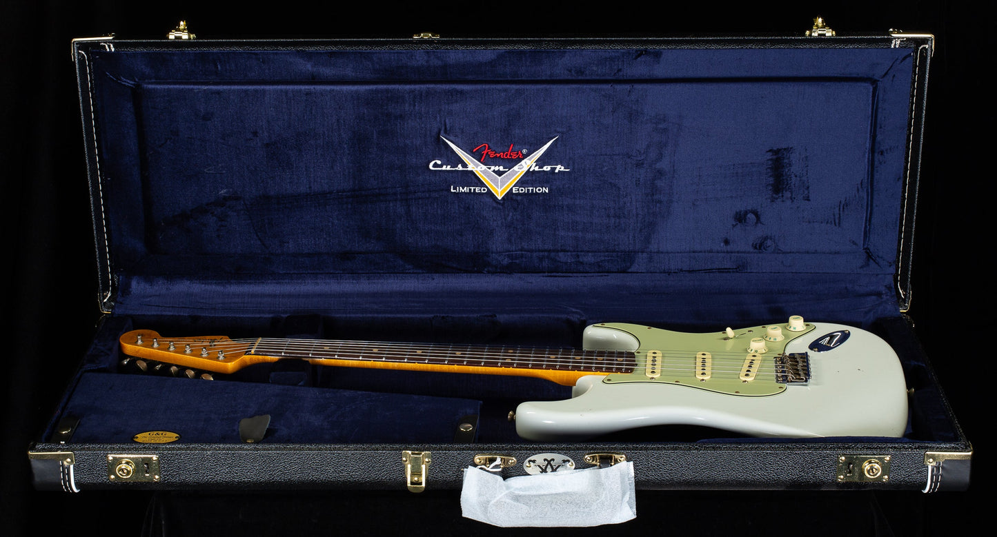 Fender Custom Shop Willcutt True '62 Stratocaster Journeyman Relic Olympic White 60s Oval C  (192)