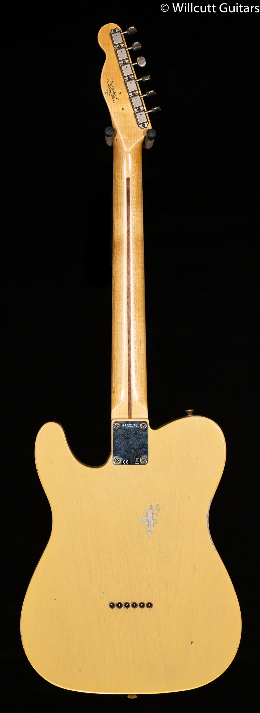 Fender Custom Shop 4/54 Blackguard Tele Blonde Willcutt Limited 57 Soft "V"