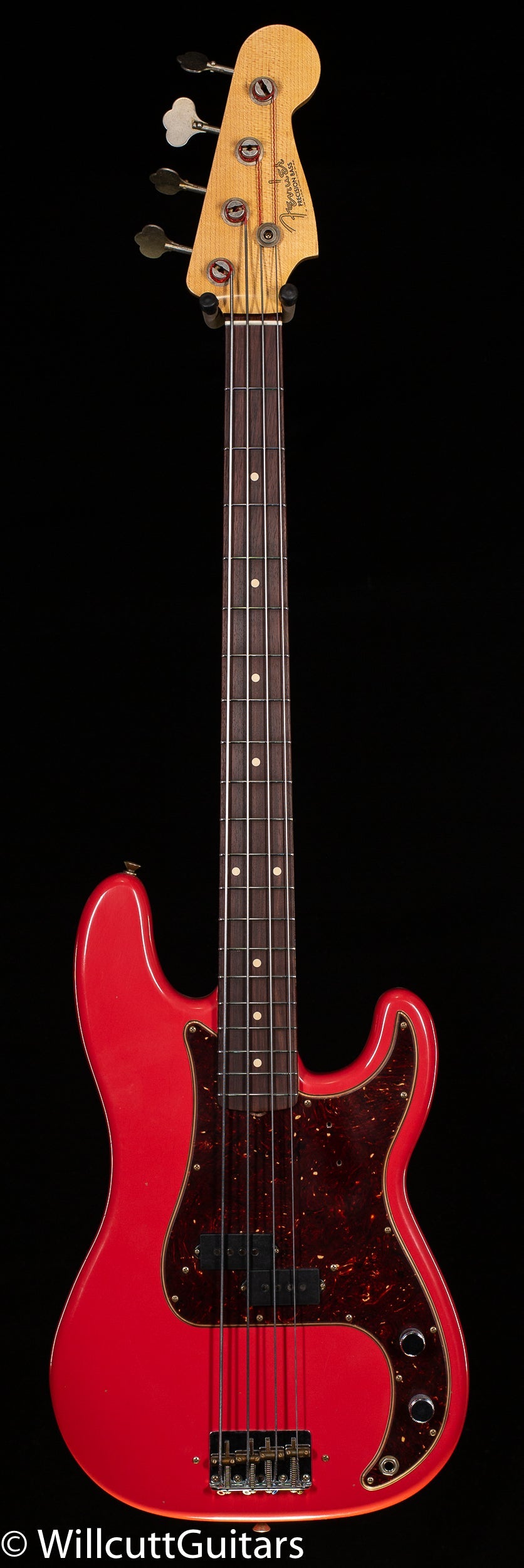Fender Custom Shop Pino Palladino Signature Precision Bass Rosewood Fingerboard Fiesta Red over Desert Sand (377)