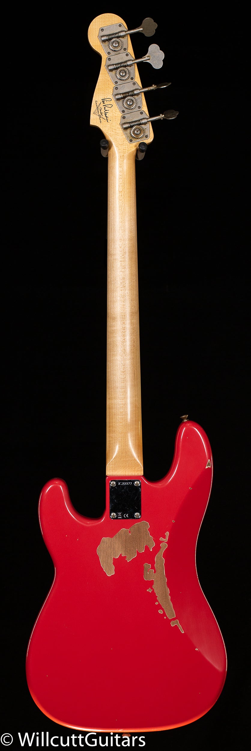 Fender Custom Shop Pino Palladino Signature Precision Bass Rosewood Fingerboard Fiesta Red over Desert Sand (377)