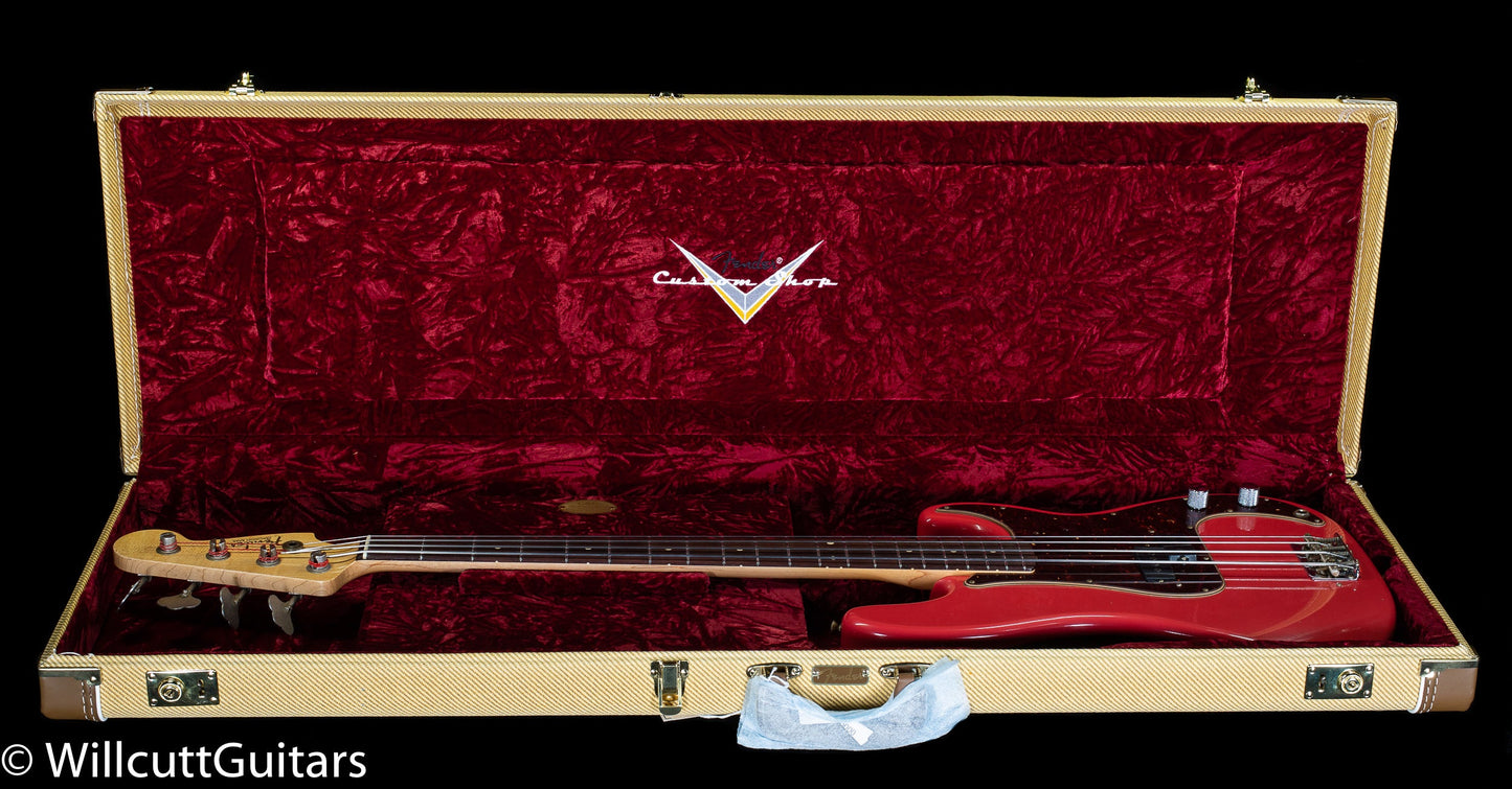 Fender Custom Shop Pino Palladino Signature Precision Bass Rosewood Fingerboard Fiesta Red over Desert Sand (377)