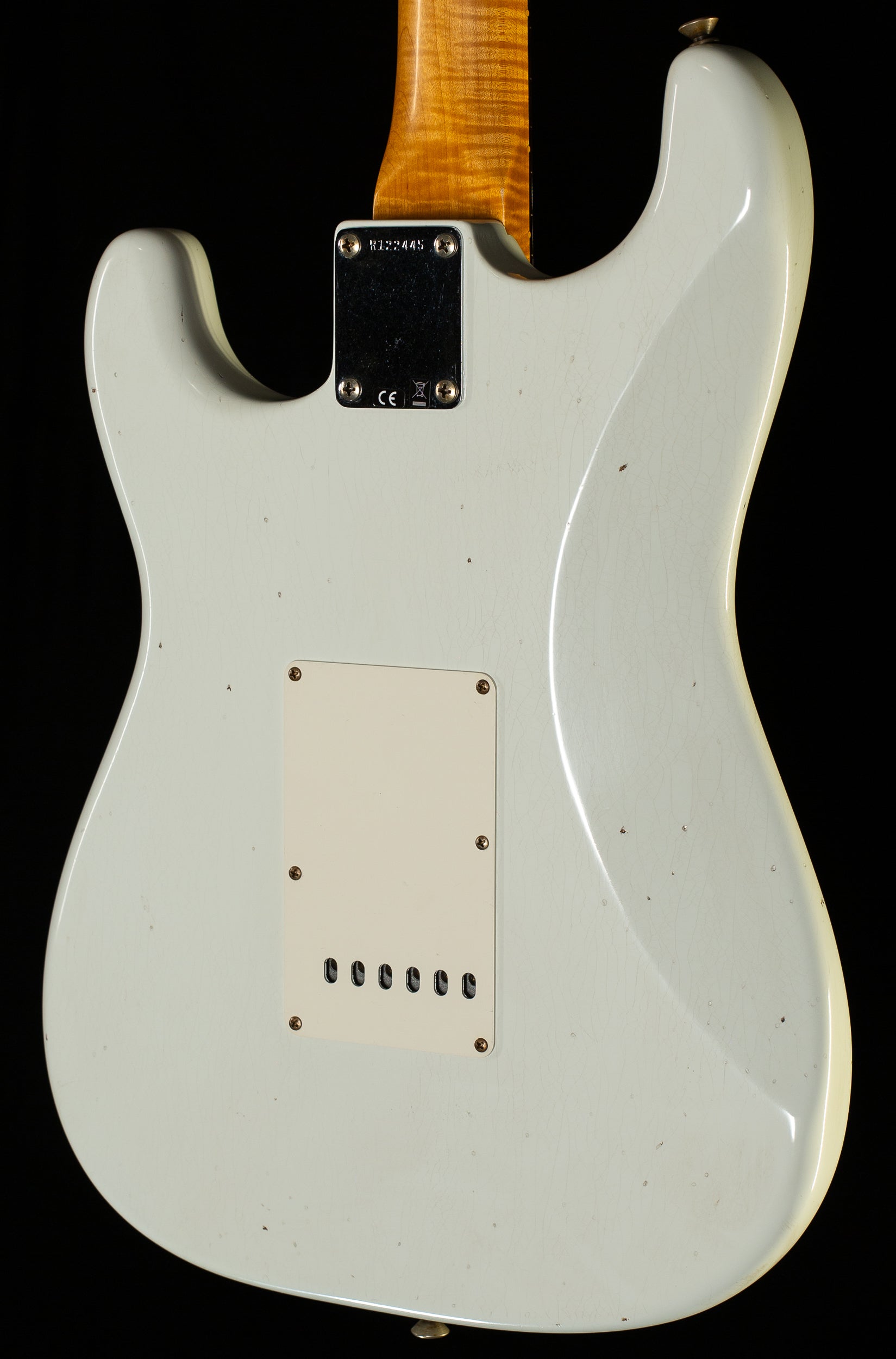 Fender Custom Shop Willcutt True '62 Stratocaster Journeyman Relic Olympic White 60s Oval C (445)