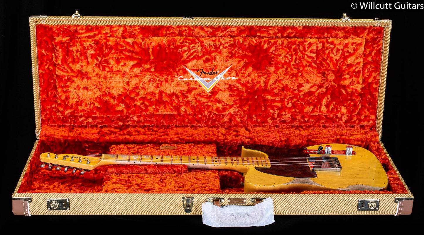 Fender Custom Shop Limited Edition 1950 Esquire Heavy Relic Aged Nocaster Blonde