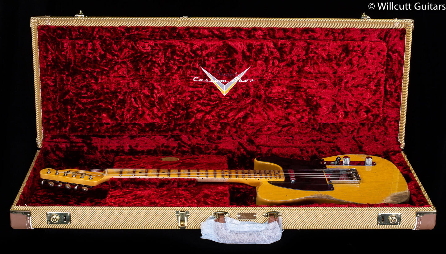 Fender Custom Shop 1952 Telecaster Heavy Relic Butterscotch Blonde (094)