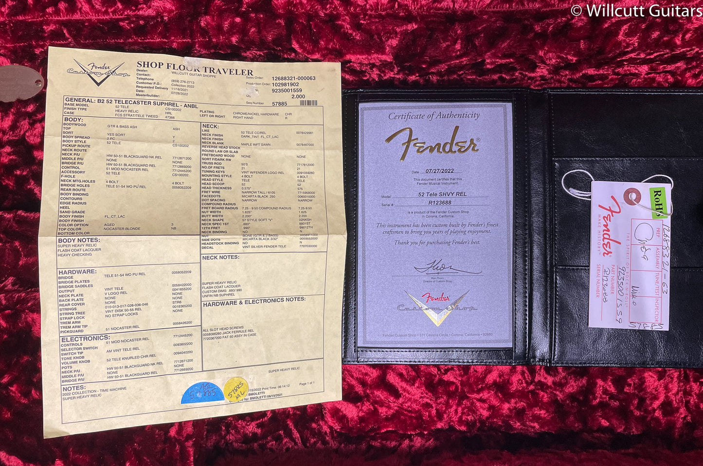 Fender Custom Shop 1952 Super Heavy Relic Aged Nocaster Blonde (688)