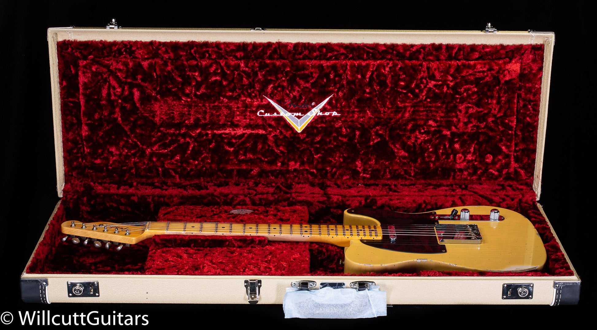 Fender Custom Shop 52 Telecaster Relic Aged Nocaster Blonde (699)