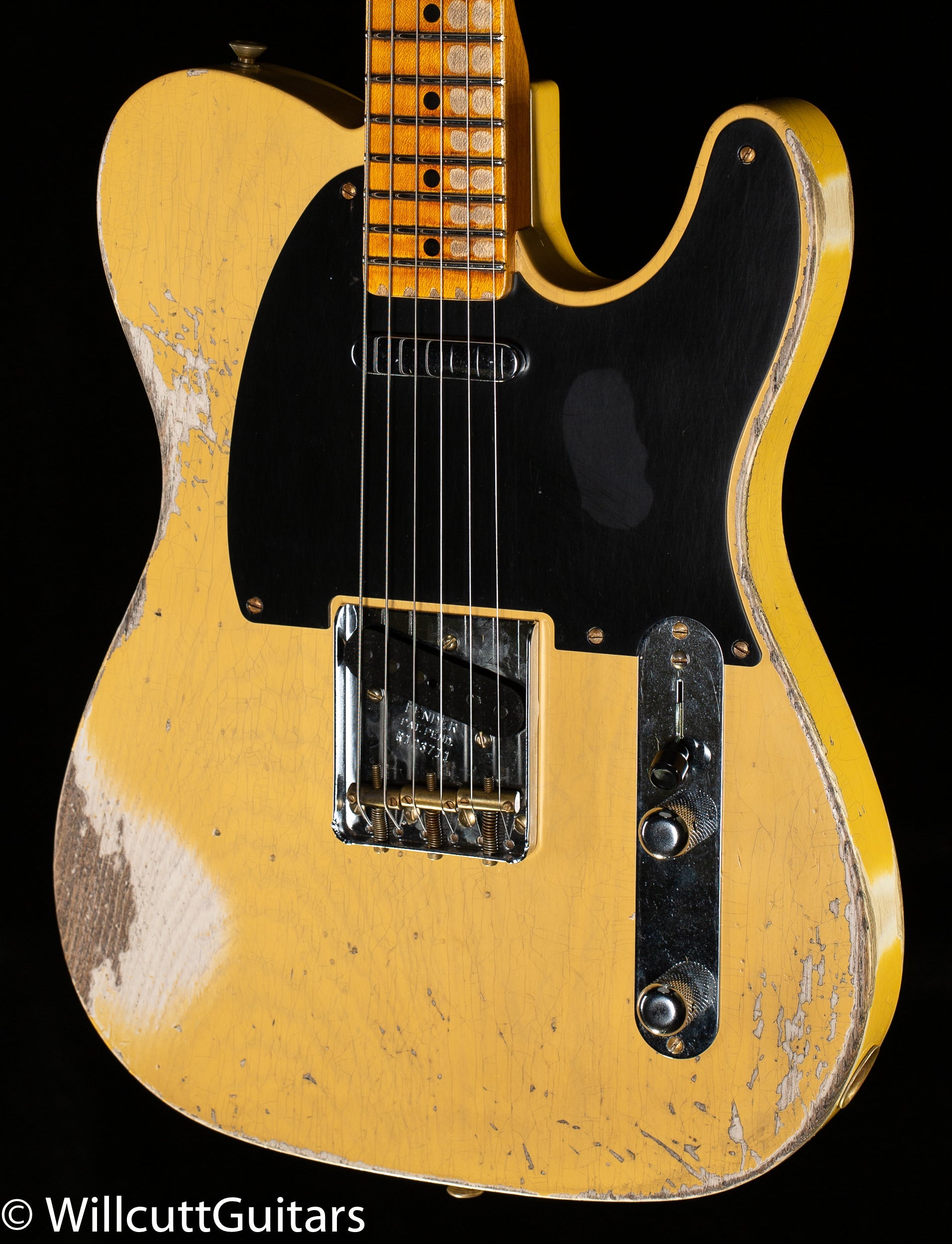 Fender Custom Shop 52 Telecaster Heavy Relic Aged Nocaster Blonde (711)