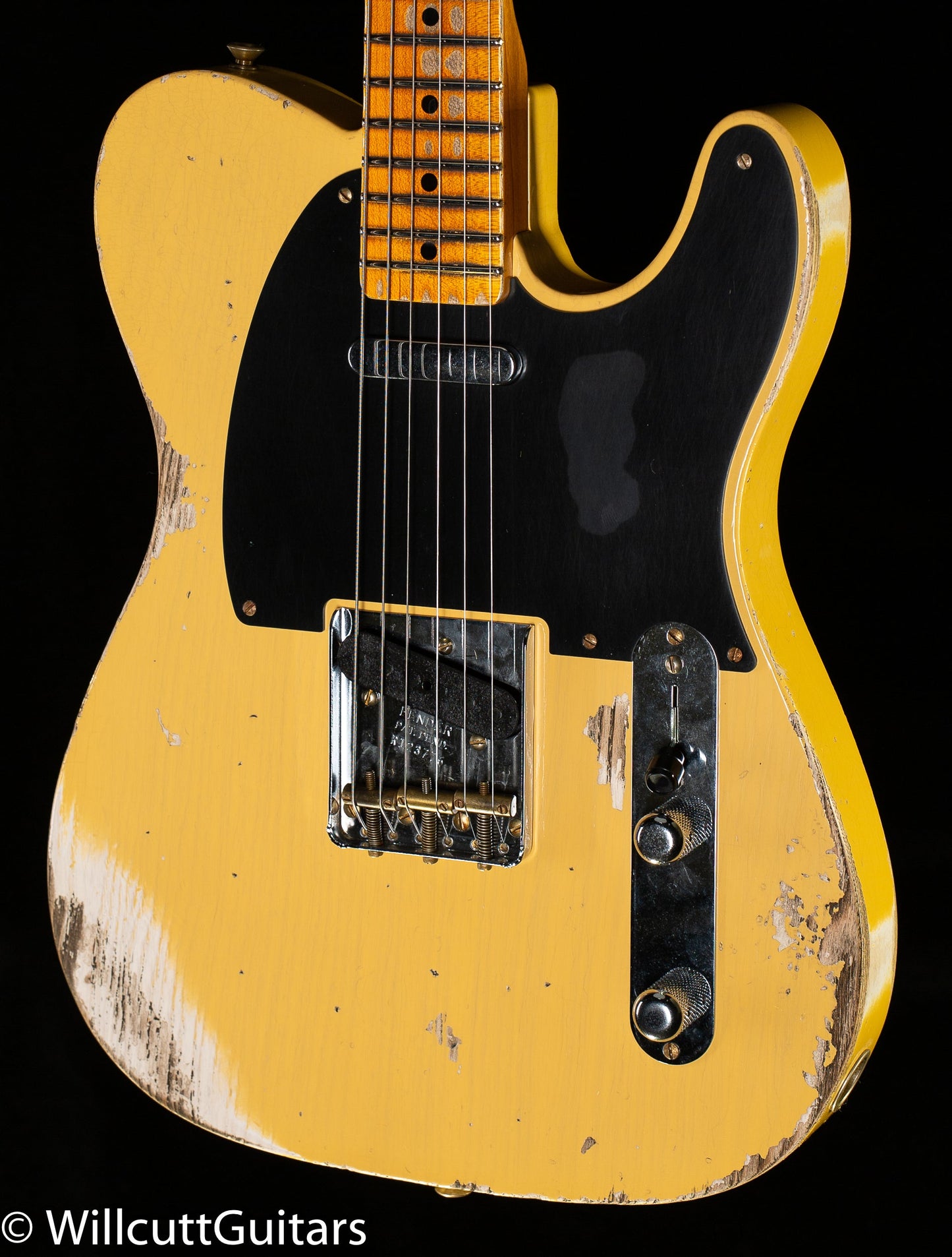 Fender Custom Shop 52 Telecaster Heavy Relic Aged Nocaster Blonde (776)