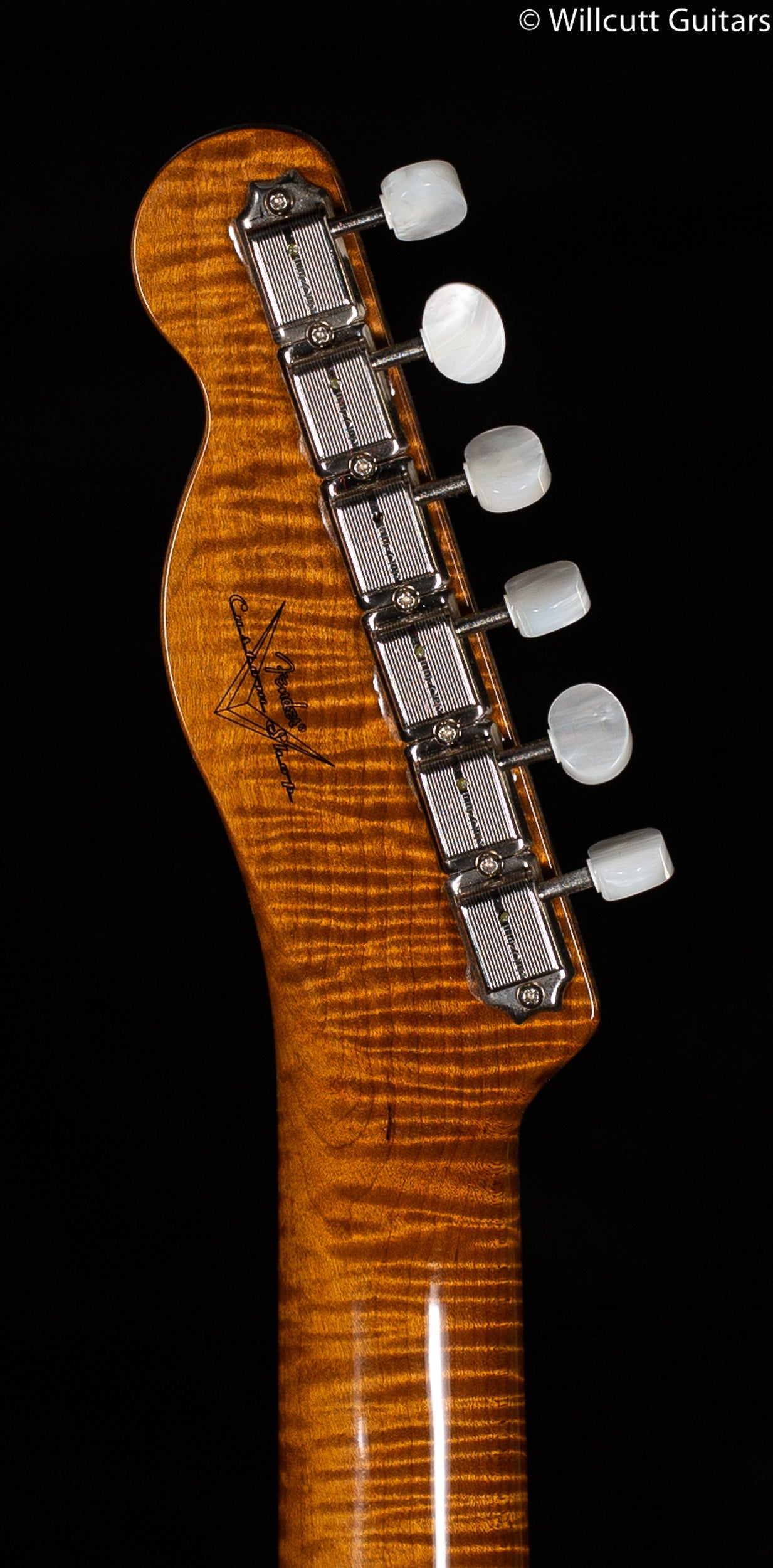 Fender Custom Shop Artisan P90 Flame Maple Telecaster Aged Antique Burst (919)