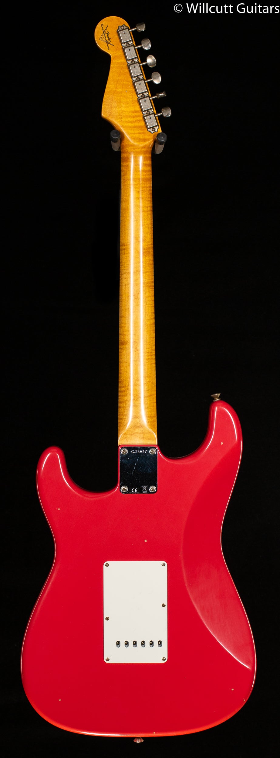 Fender Custom Shop Willcutt True '62 Stratocaster Journeyman Relic Fiesta Red 60s Oval C (697)