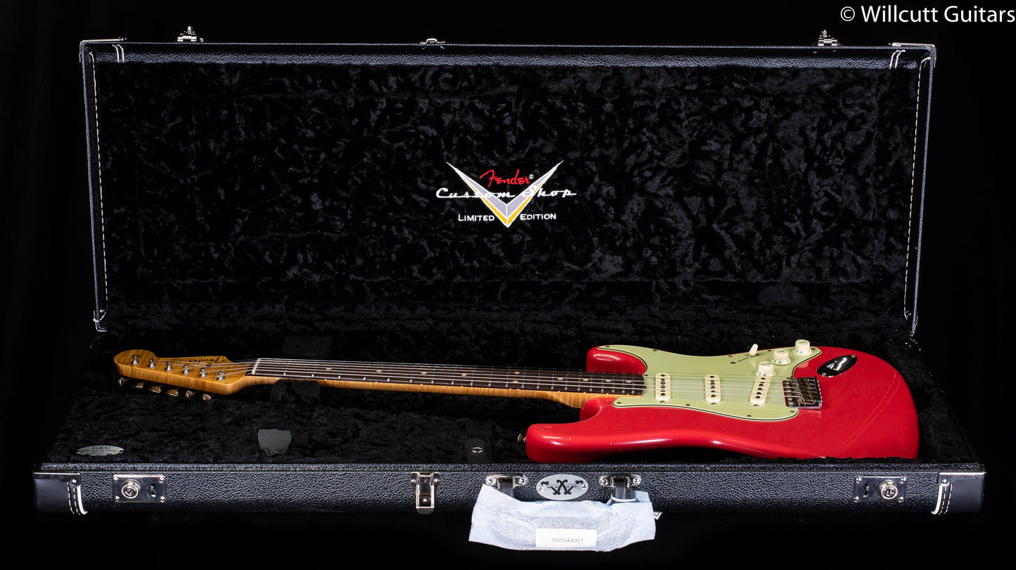 Fender Custom Shop Willcutt True '62 Stratocaster Journeyman Relic Fiesta Red Large C (765)