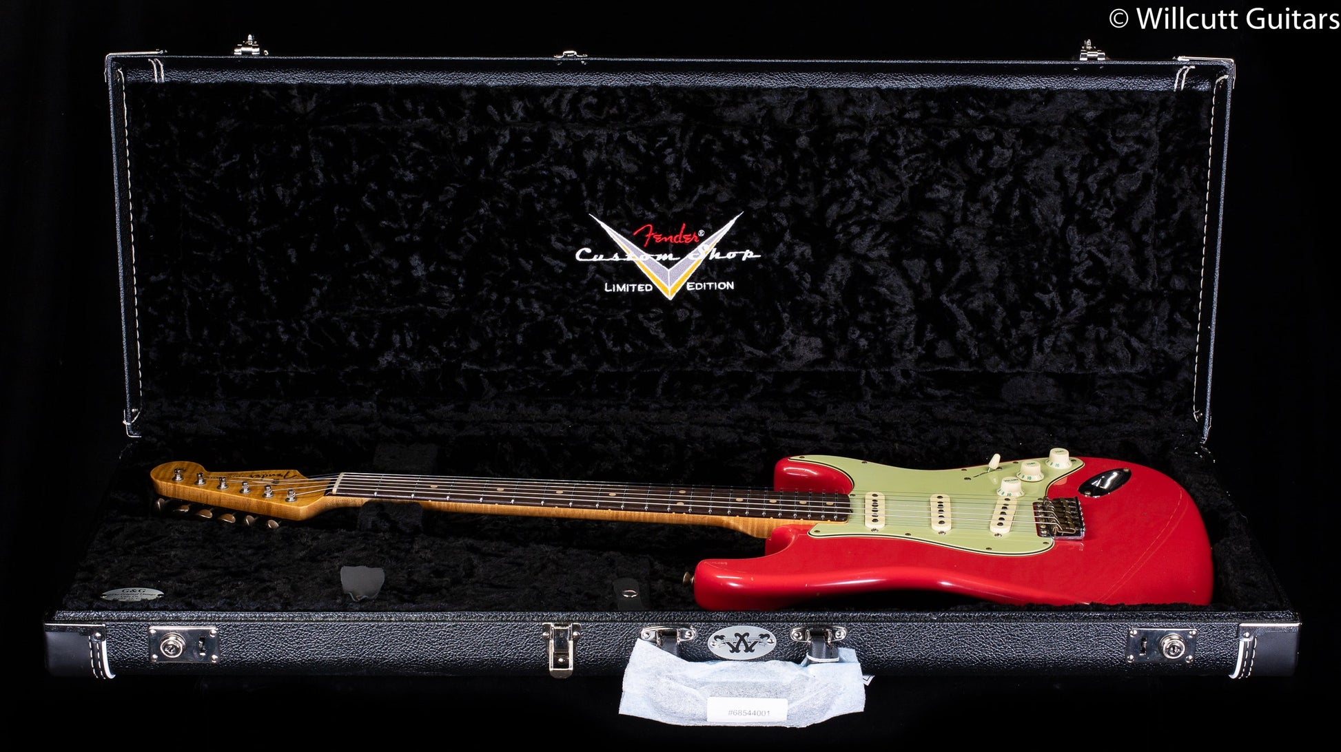 Fender Custom Shop Willcutt True '62 Stratocaster Journeyman Relic Fiesta Red Large C (765)