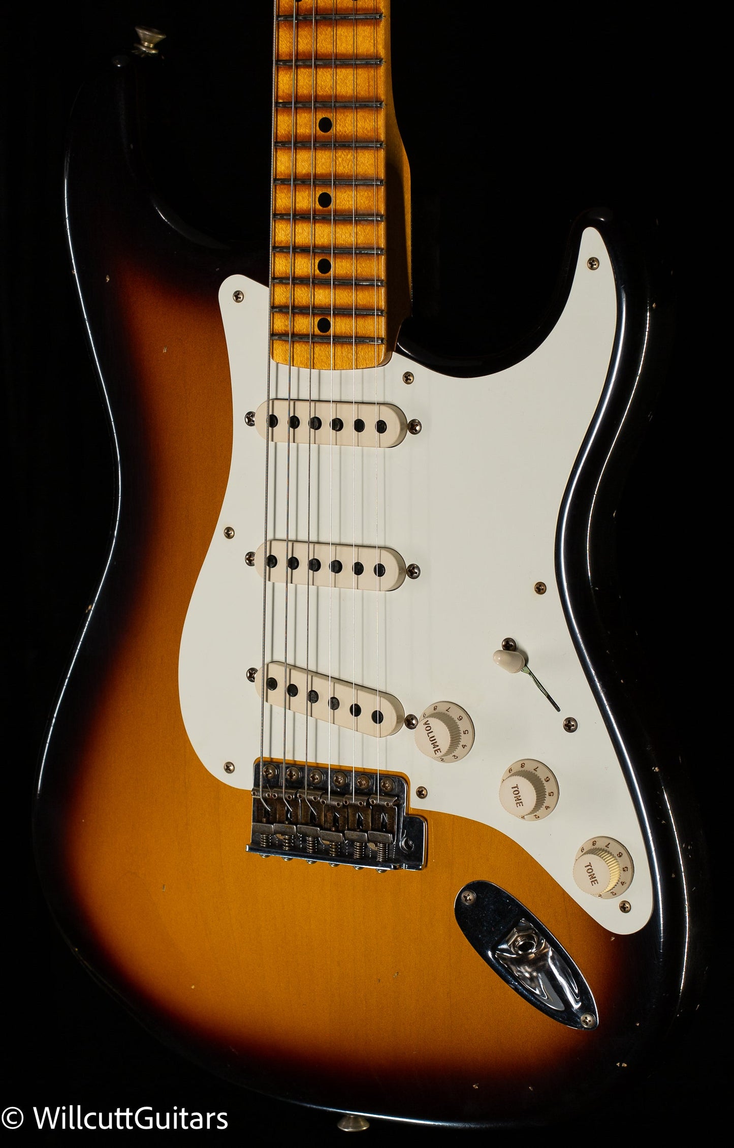 Fender Custom Shop Willcutt True '57 Stratocaster Journeyman Relic 2-Tone Sunburst 57 V (802)