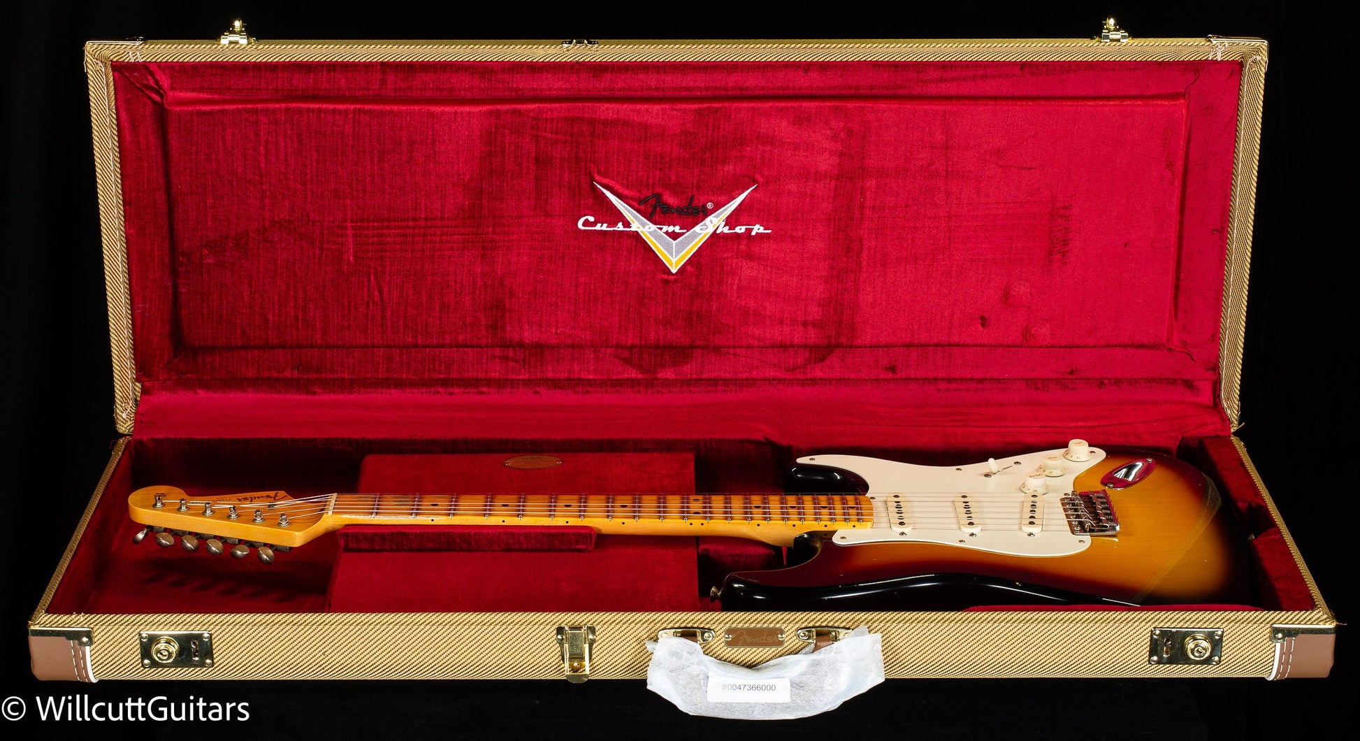 Fender Custom Shop Willcutt True '57 Stratocaster Journeyman Relic 2-Tone Sunburst 57 V (802)