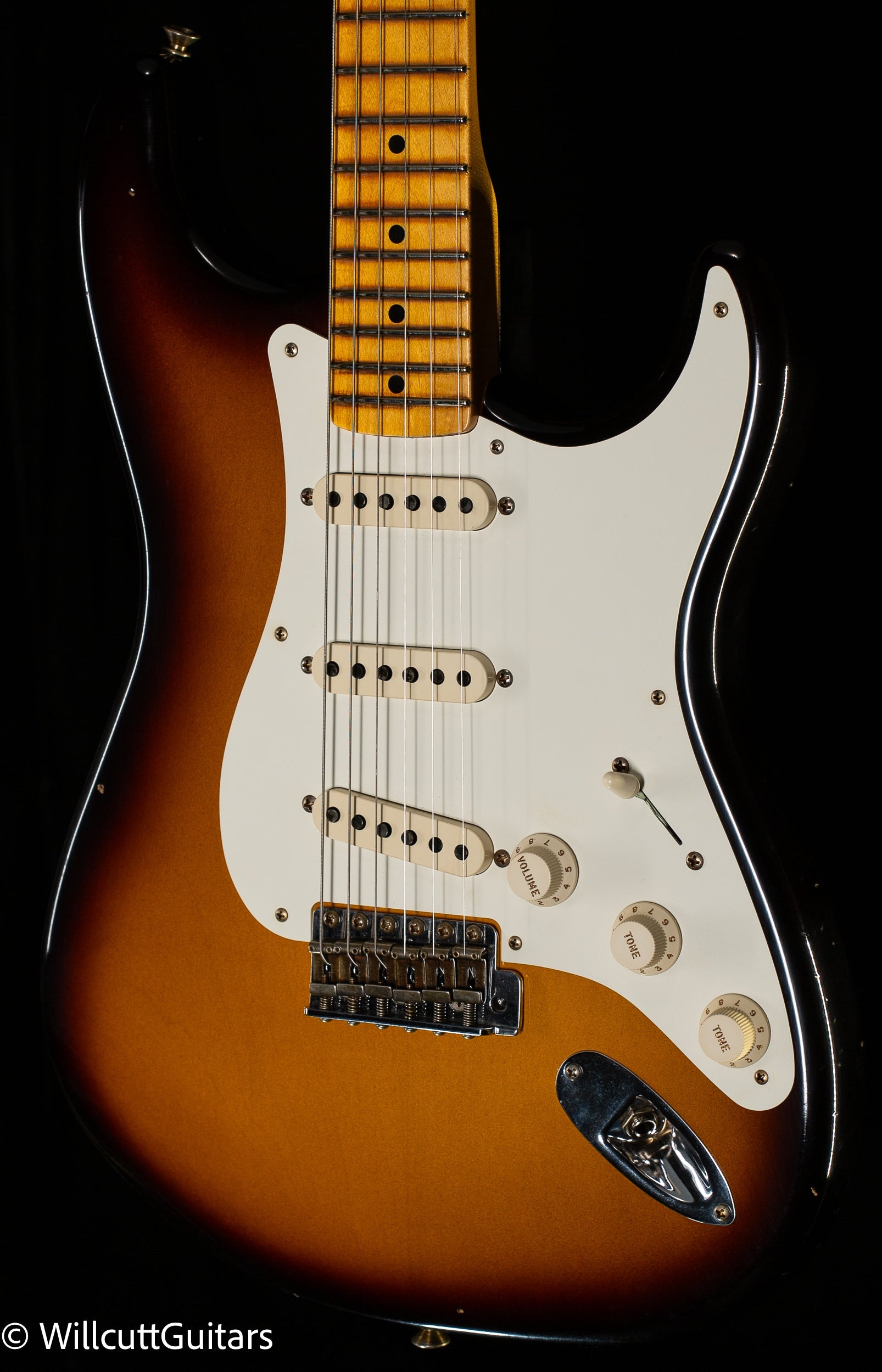 Fender Custom Shop Willcutt True '57 Stratocaster Journeyman Relic 2-Tone Sunburst 65 C (817)