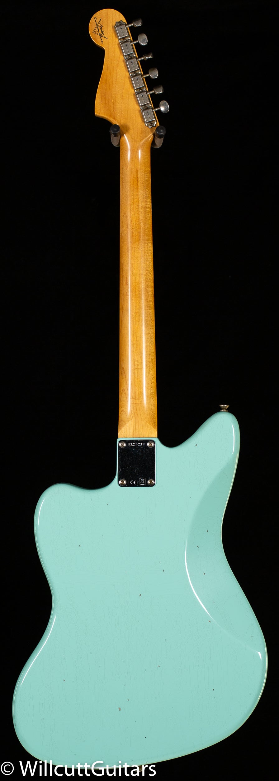 Fender Custom Shop 1962 Jazzmaster Journeyman Relic Painted Head Cap Surf Green (213)