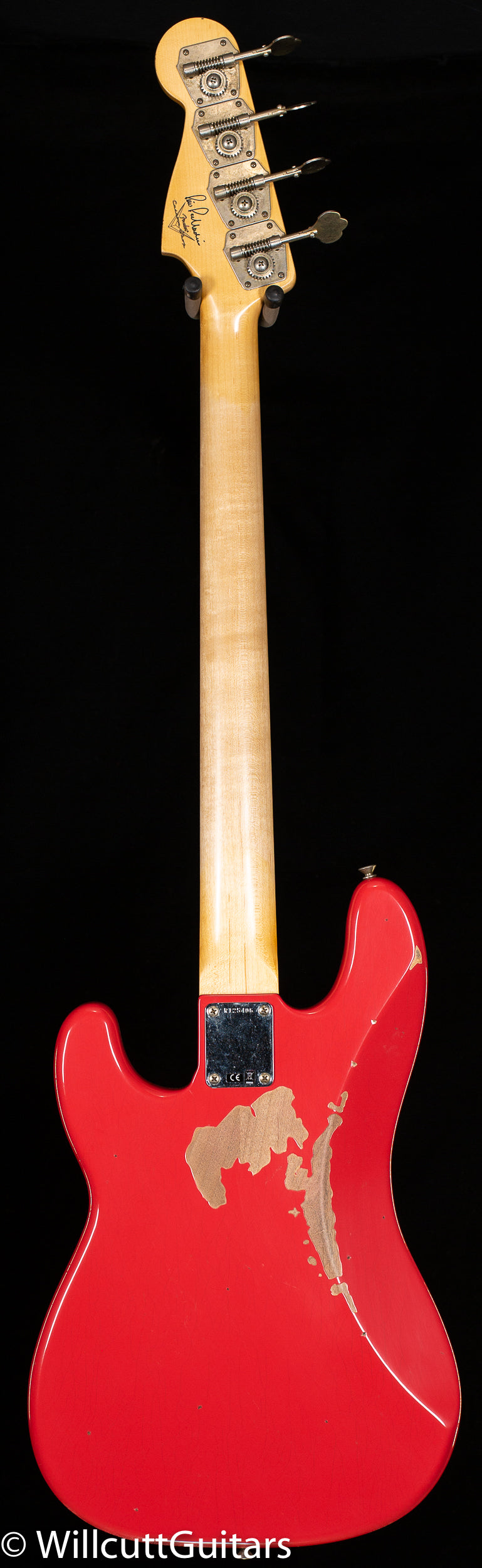 Fender Custom Shop Pino Palladino Signature Precision Bass Rosewood Fingerboard Fiesta Red over Desert Sand (406)