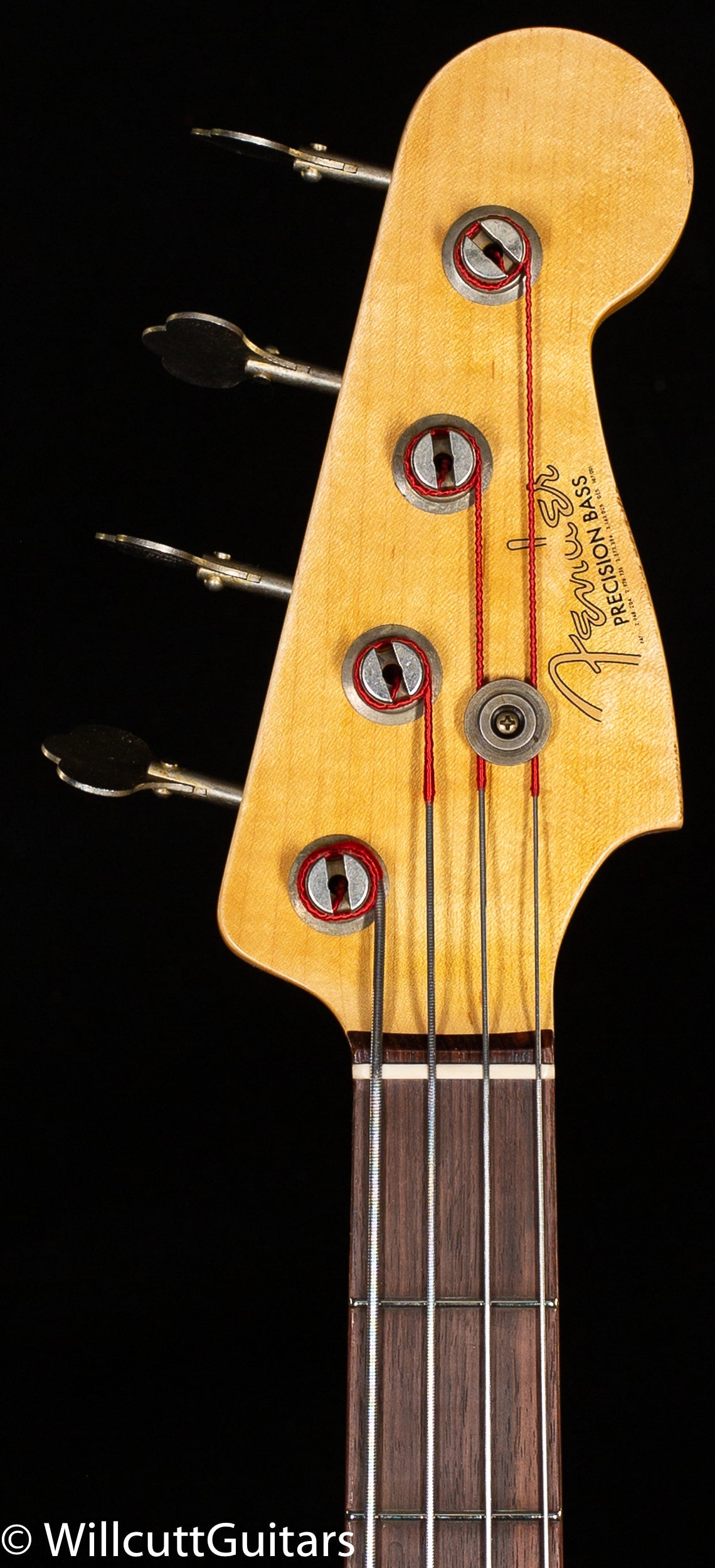 Fender Custom Shop Pino Palladino Signature Precision Bass Rosewood Fingerboard Fiesta Red over Desert Sand (406)