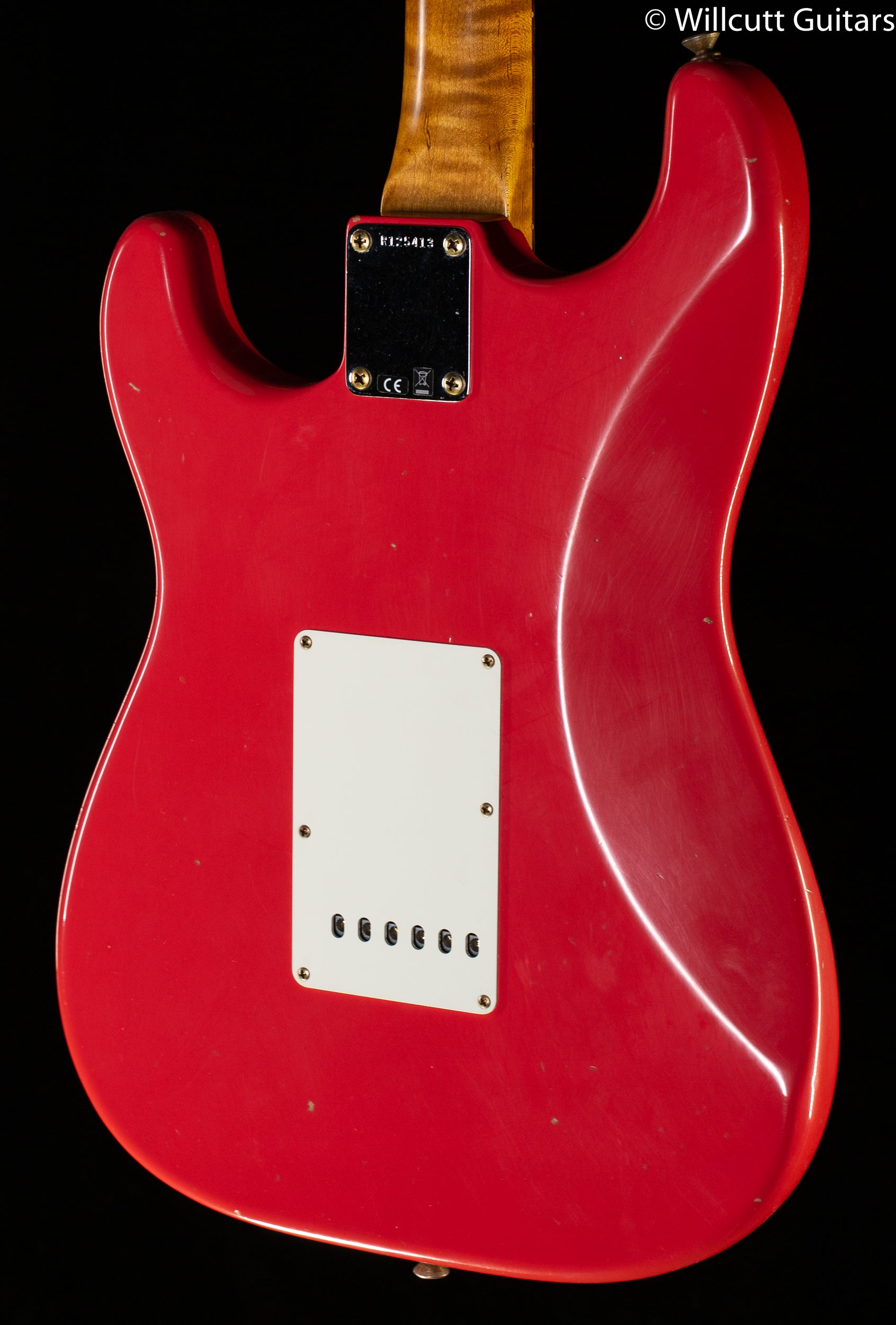 Fender Custom Shop Willcutt True '62 Stratocaster Journeyman Relic Fiesta Red Large C (413)