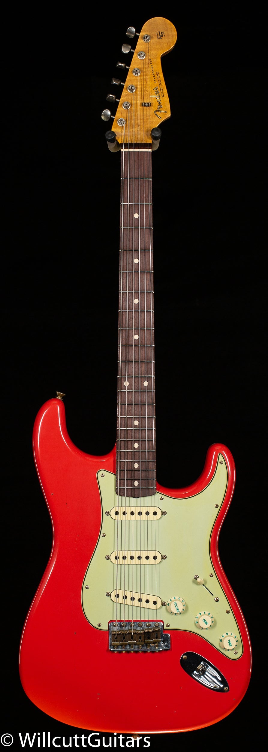 Fender Custom Shop Willcutt True '62 Stratocaster Journeyman Relic Fiesta Red Josephina Handwound 57 Soft V (471)