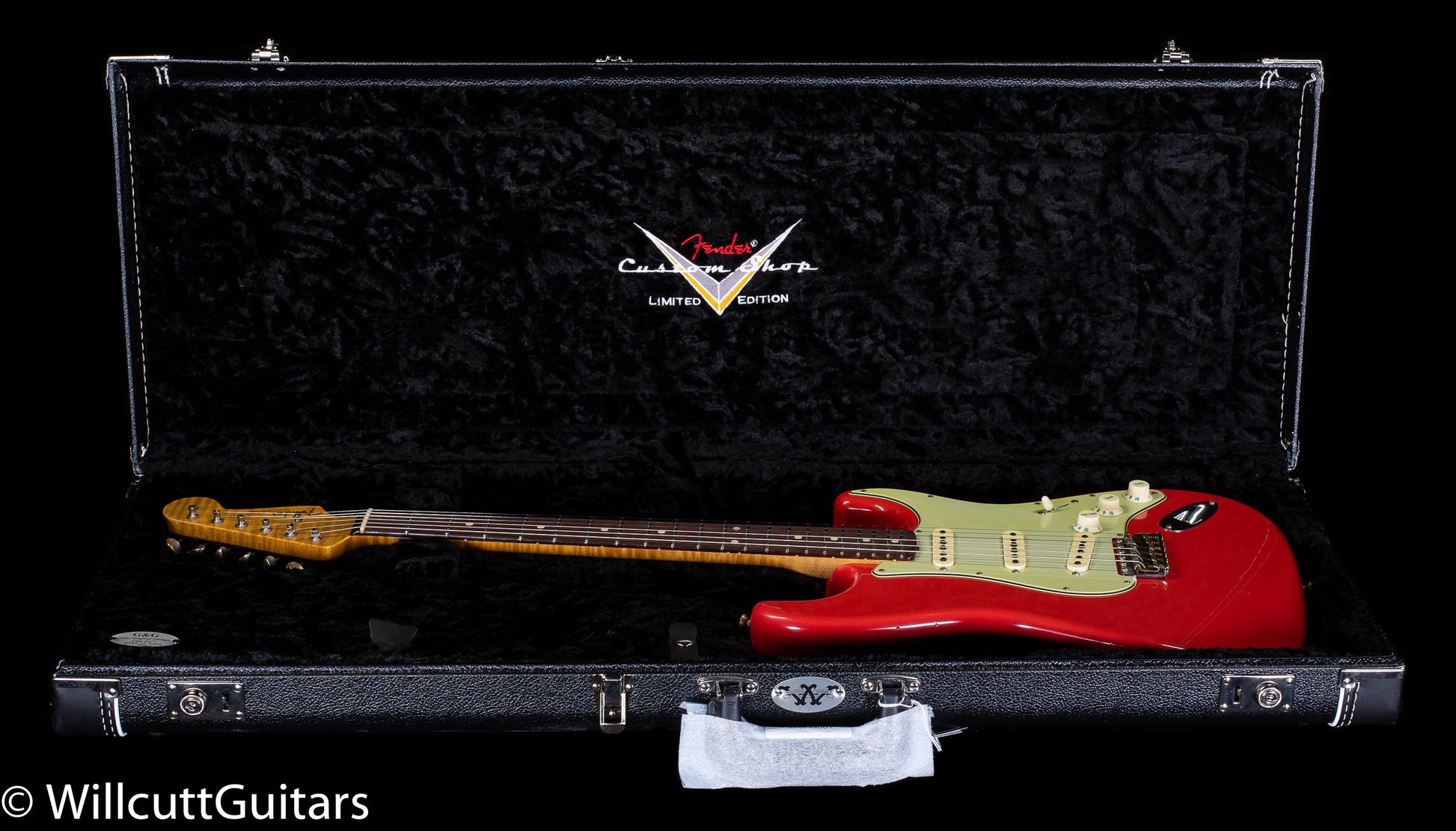 Fender Custom Shop Willcutt True '62 Stratocaster Journeyman Relic Fiesta Red Josephina Handwound 57 Soft V (471)