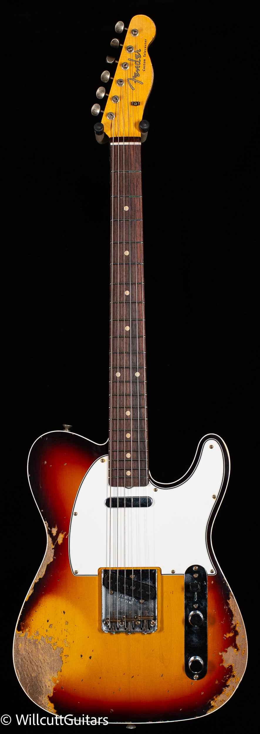 Fender Custom Shop 1960 Telecaster Custom Heavy Relic 3-Tone Sunburst (599)