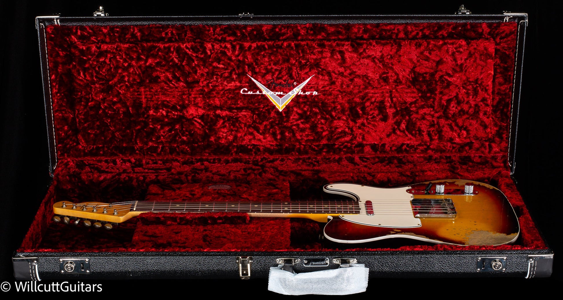 Fender Custom Shop 1960 Telecaster Custom Heavy Relic 3-Tone Sunburst (599)