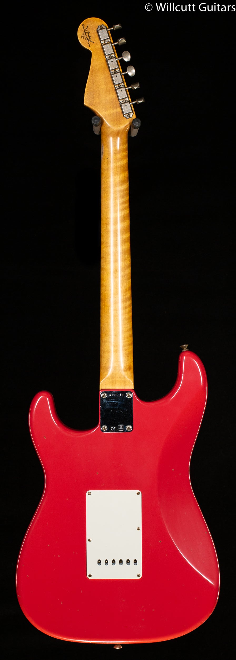 Fender Custom Shop Willcutt True '62 Stratocaster Journeyman Relic Fiesta Red 60s Oval C (618)