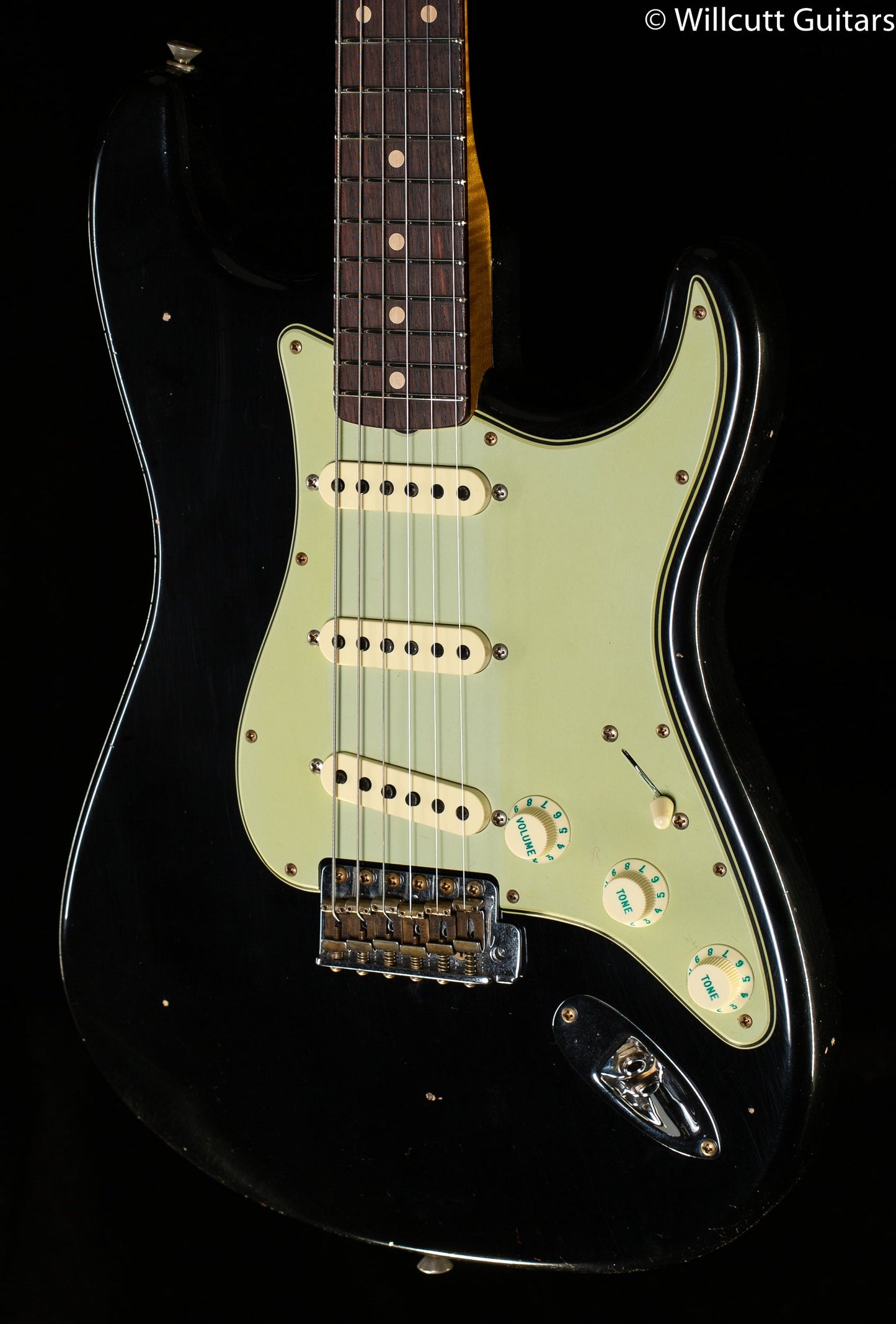 Fender Custom Shop Willcutt True '62 Stratocaster Journeyman Relic Black Large C (648)