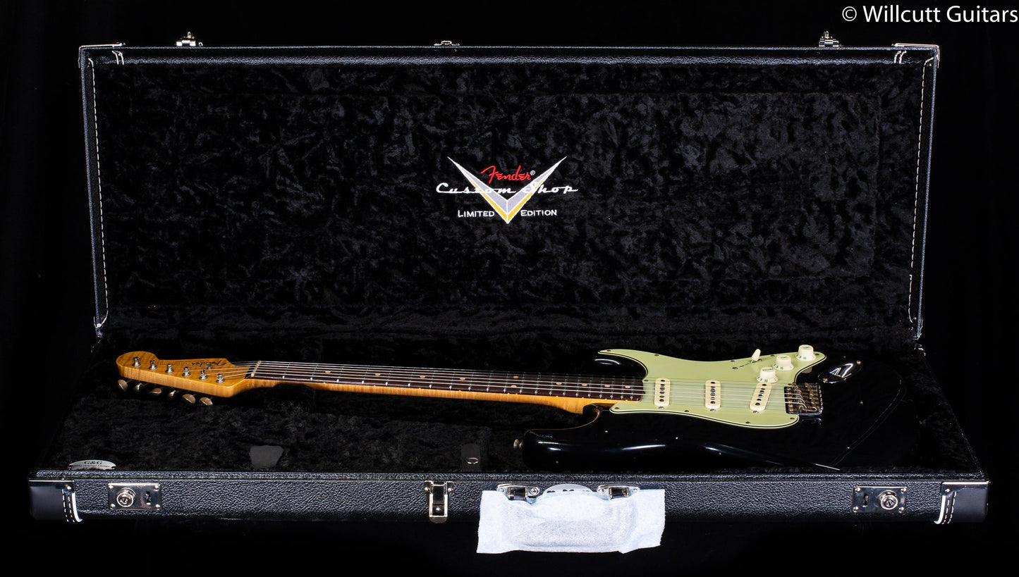 Fender Custom Shop Willcutt True '62 Stratocaster Journeyman Relic Black Large C (648)