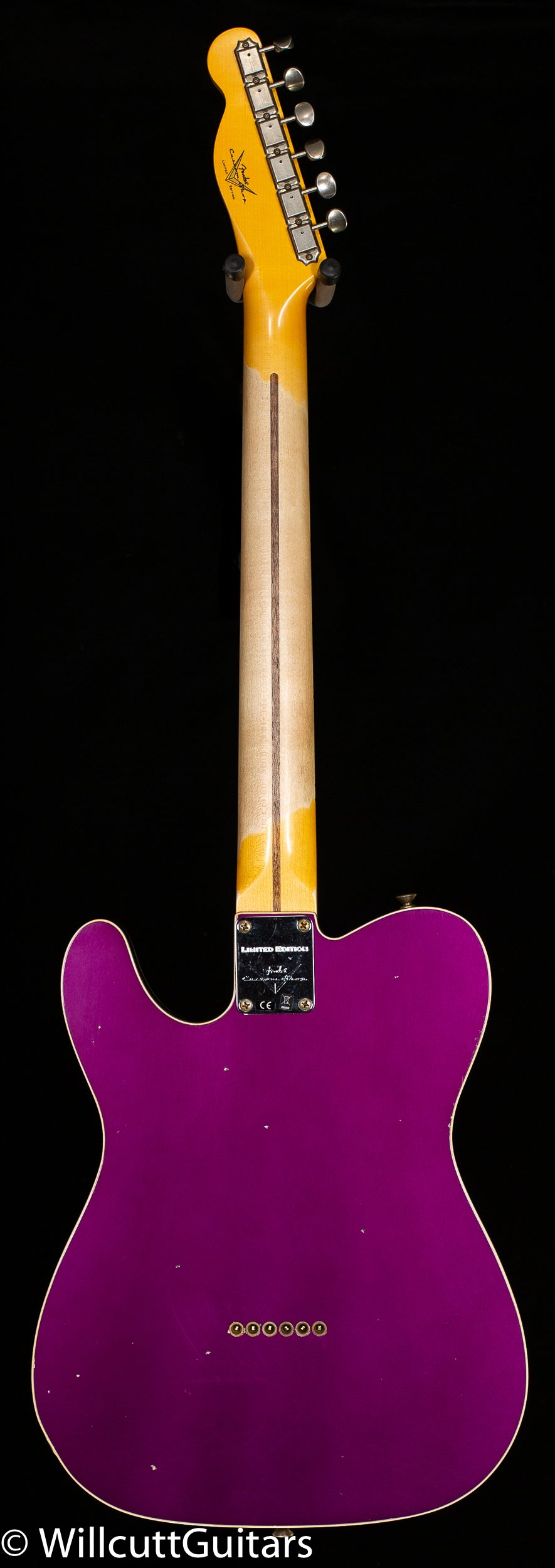 Fender Custom Shop LTD Tomatillo Telecaster Custom Journeyman Relic Faded Aged Purple Metallic (794)
