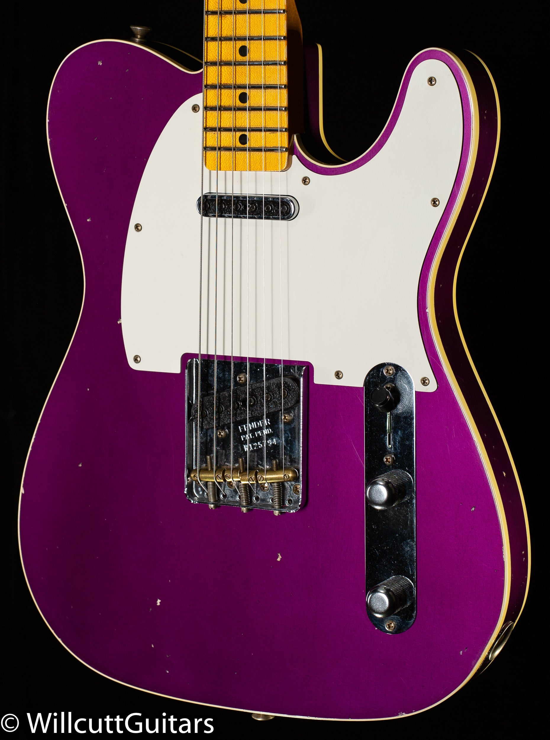 Fender Custom Shop LTD Tomatillo Telecaster Custom Journeyman Relic Faded Aged Purple Metallic (794)