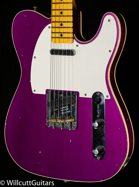 Fender Custom Shop LTD Tomatillo Telecaster Custom Journeyman Relic Faded Aged Purple Metallic (794)