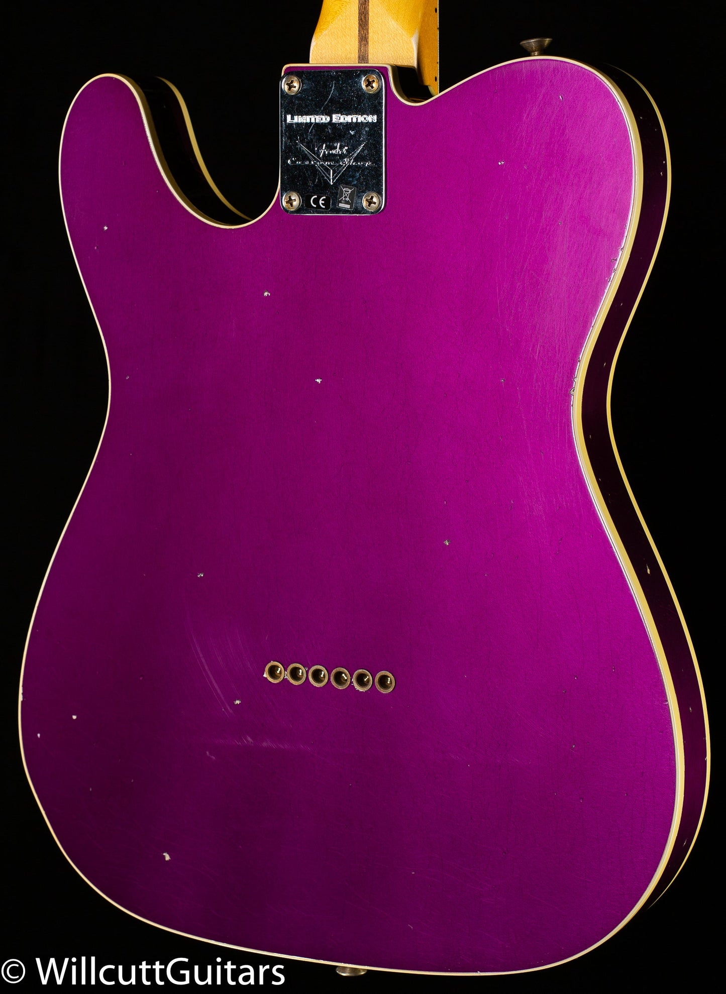 Fender Custom Shop LTD Tomatillo Telecaster Custom Journeyman Relic Faded Aged Purple Metallic (794)