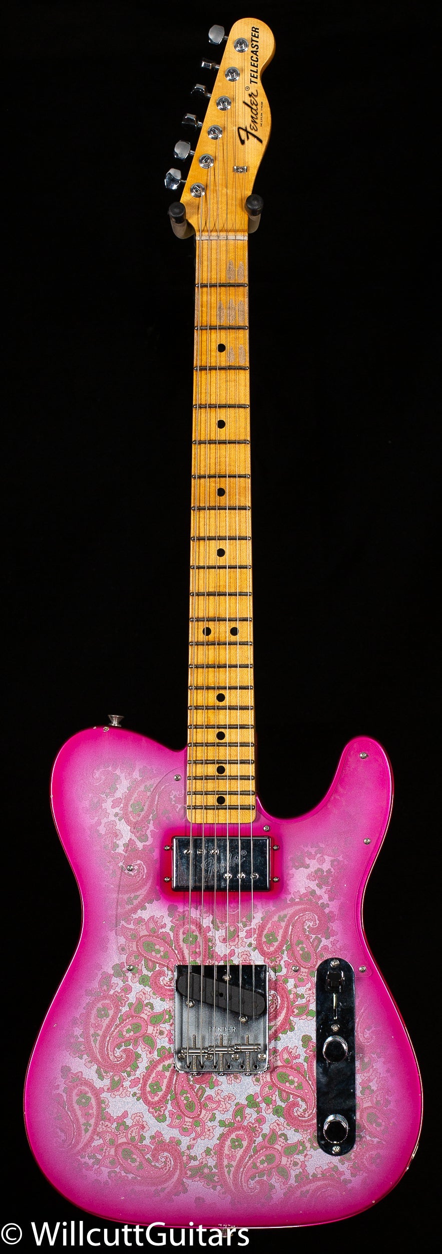 Fender Custom Shop 1969 Telecaster Journeyman Relic Pink Paisley Josefina Pickups (186)
