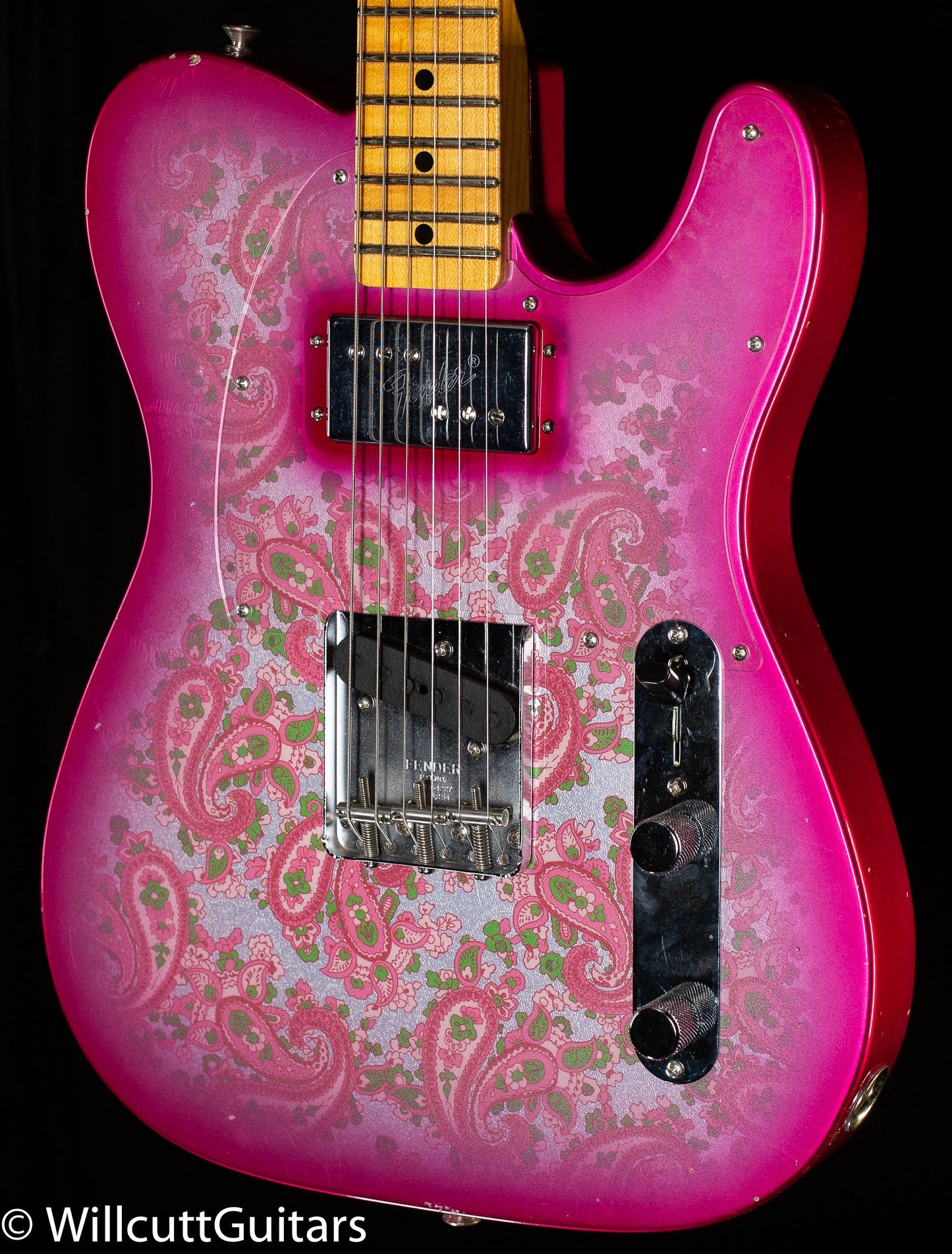 Fender Custom Shop 1969 Telecaster Journeyman Relic Pink Paisley Josefina Pickups (186)