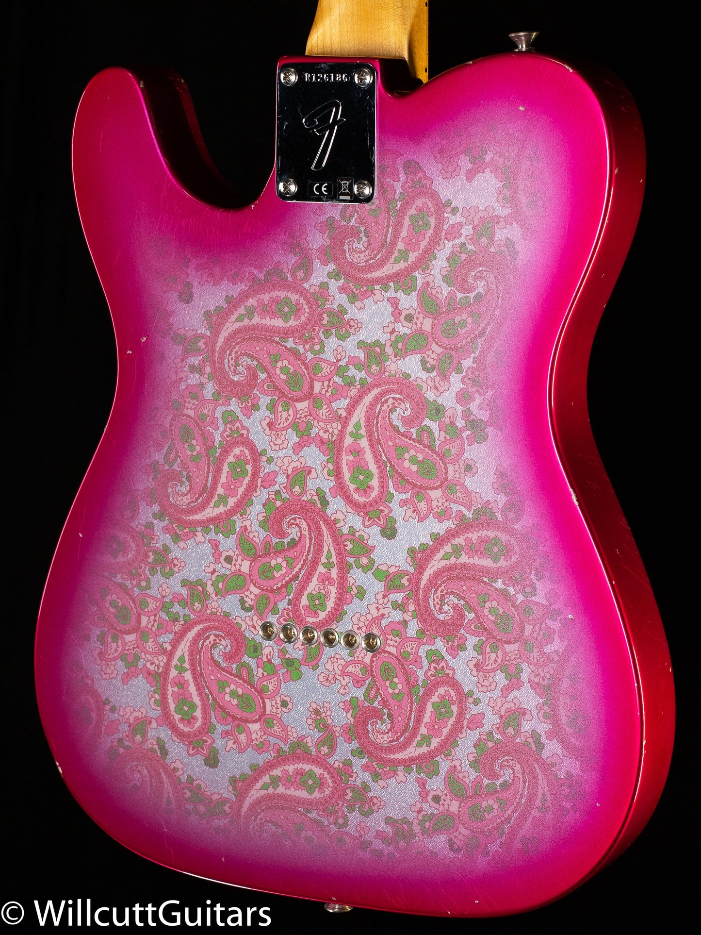 Fender Custom Shop 1969 Telecaster Journeyman Relic Pink Paisley Josefina Pickups (186)