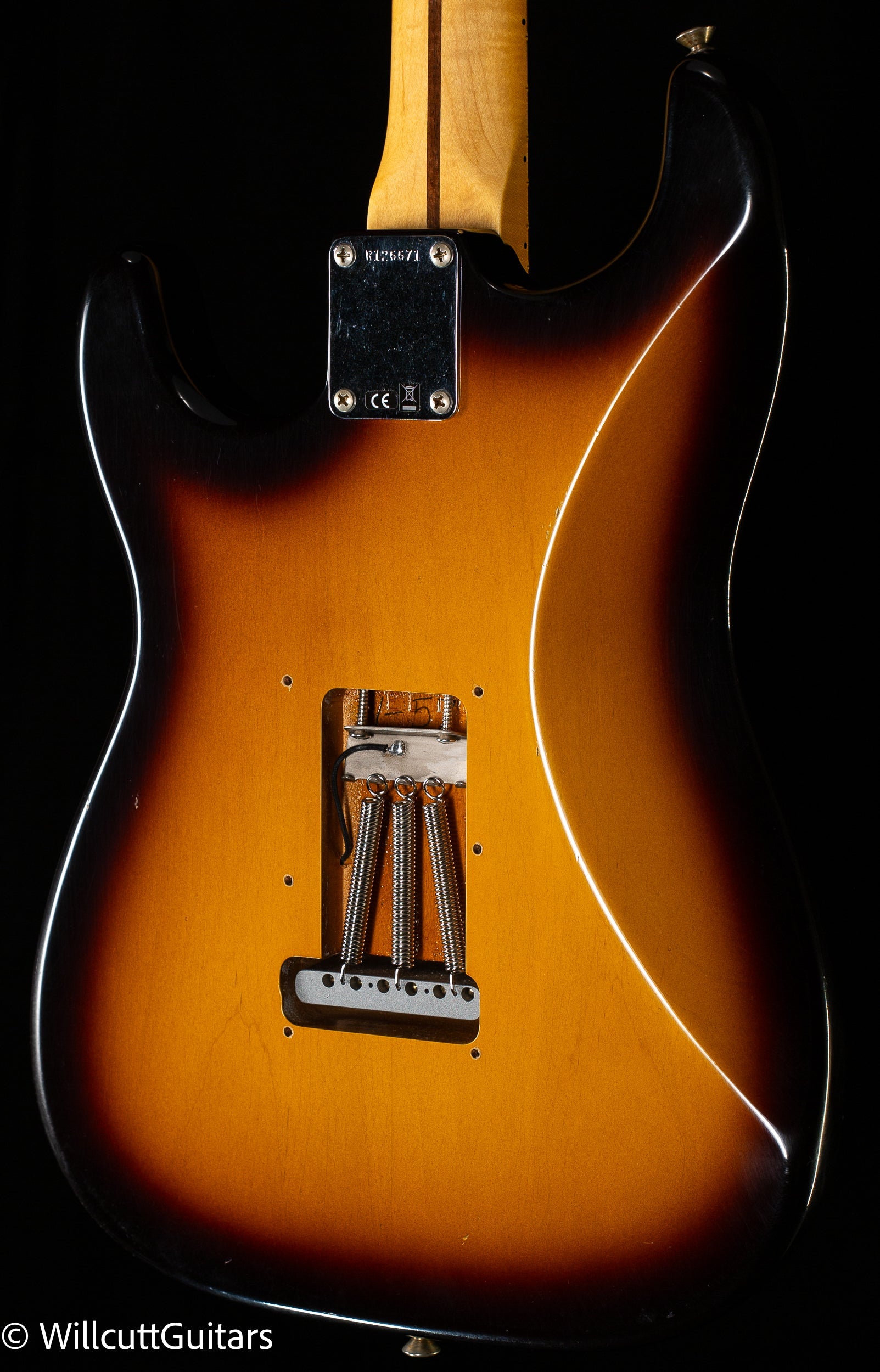 Fender Custom Shop Willcutt True '57 Stratocaster Journeyman Relic 2-Tone Sunburst 65 C (671)