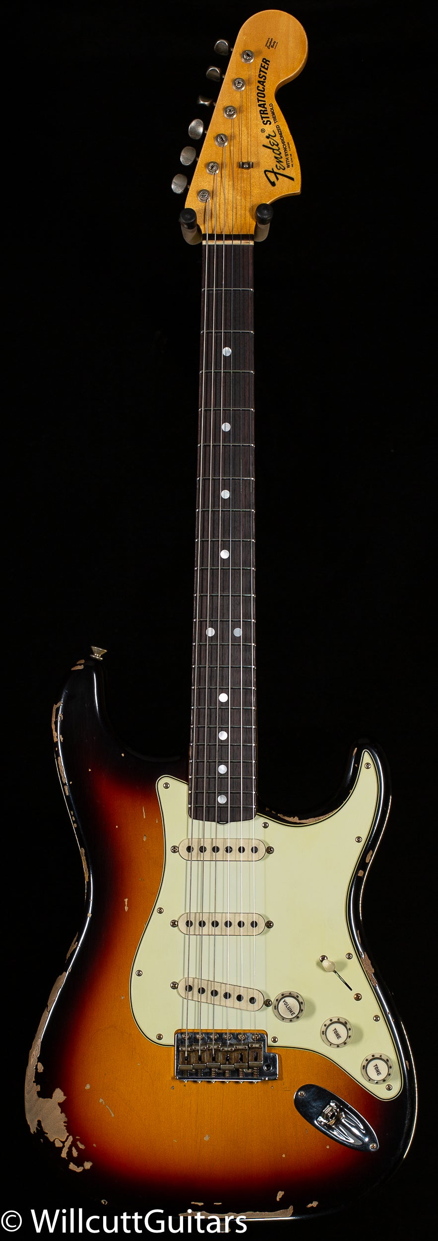 Fender Custom Shop Michael Landau Signature 1968 Stratocaster, Round-Laminated Rosewood, Bleached 3-Color Sunburst (988)