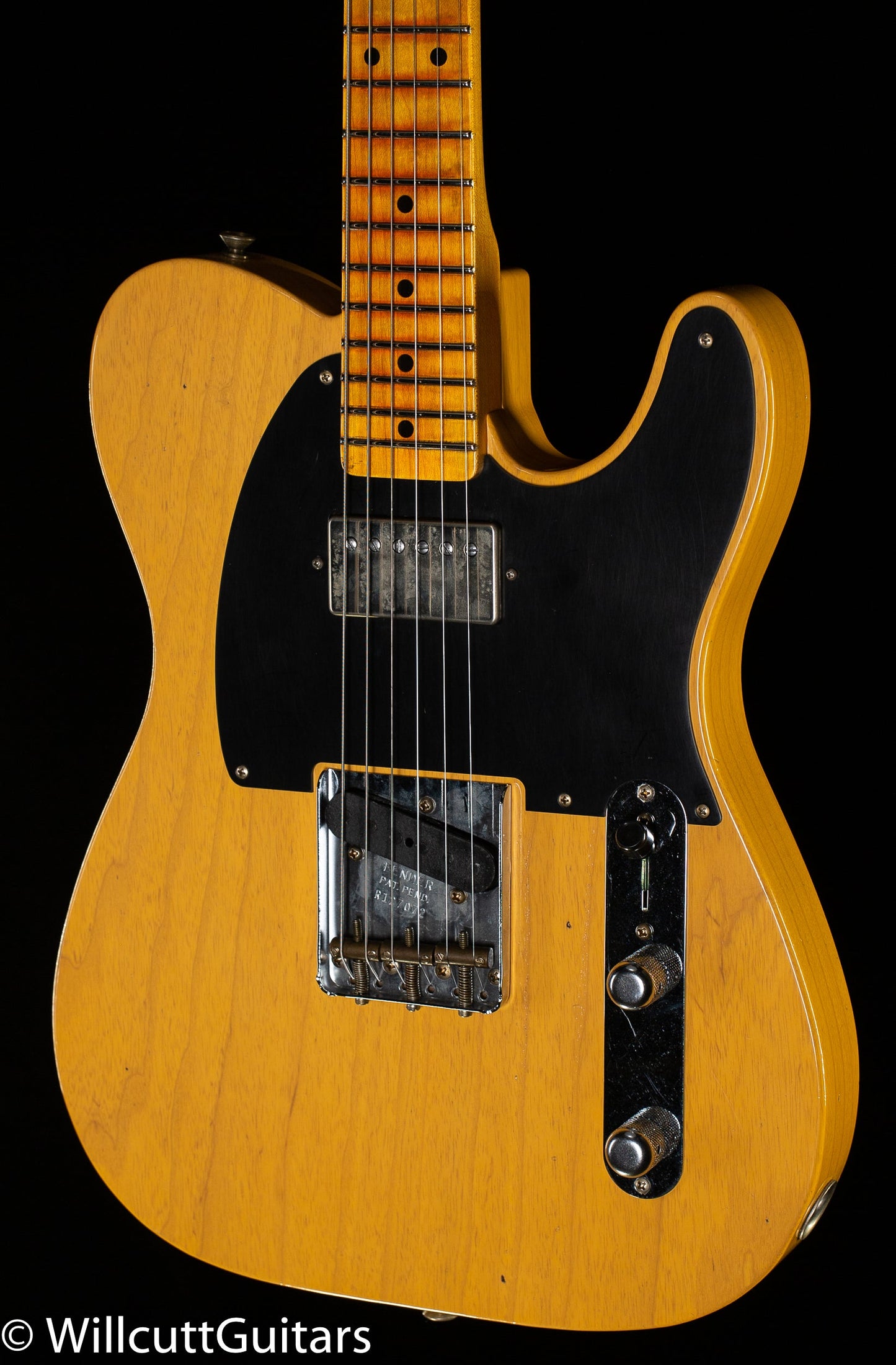 Fender Custom Shop 1953 Telecaster HS Journeyman Relic Butterscotch Blonde (072)
