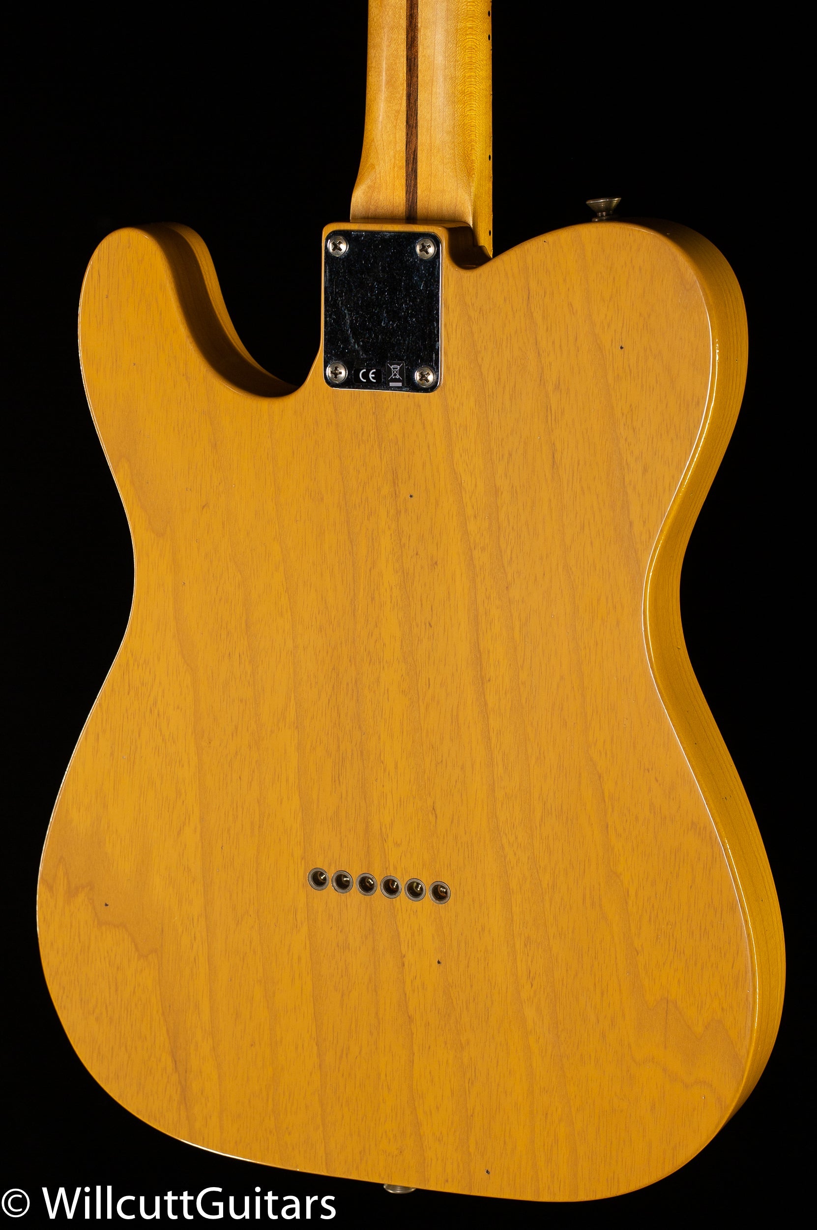 Fender Custom Shop 1953 Telecaster HS Journeyman Relic Butterscotch Blonde (072)