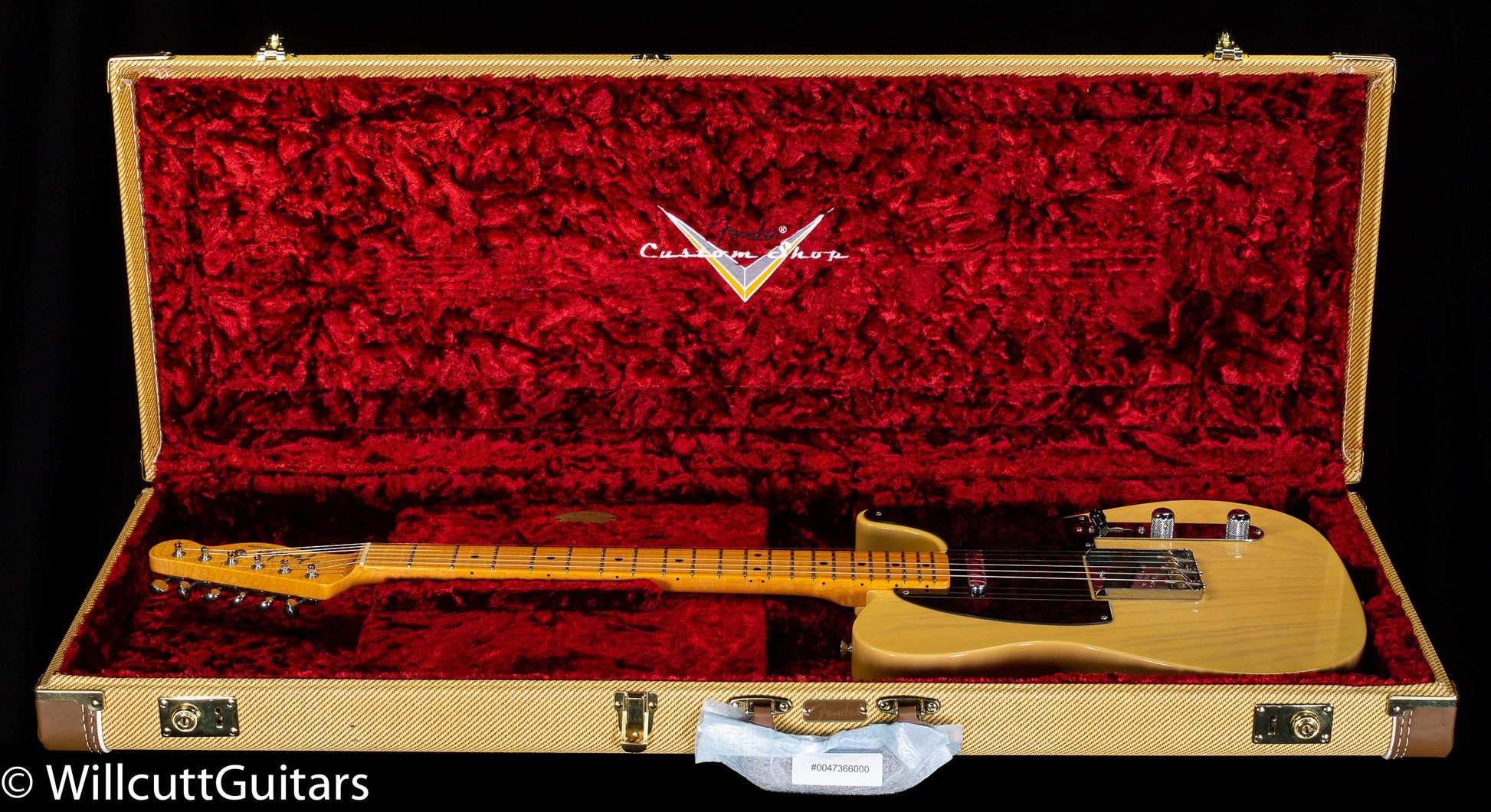 Fender Custom Shop 1953 Telecaster Time Capsule Faded Nocaster Blonde (131)