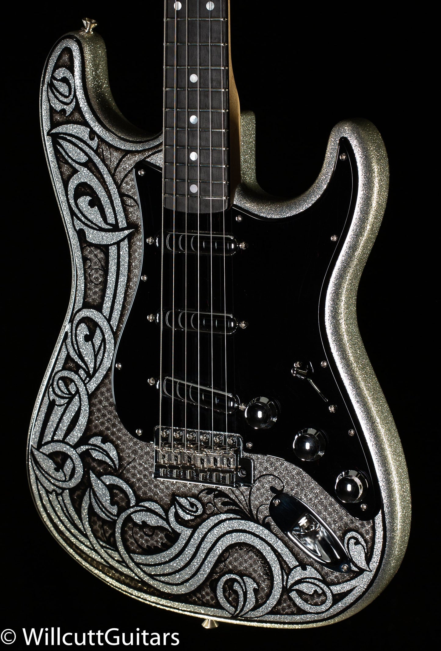 Fender Custom Shop Masterbuilt Todd Krause 60's Stratocaster Silver Vines (328)