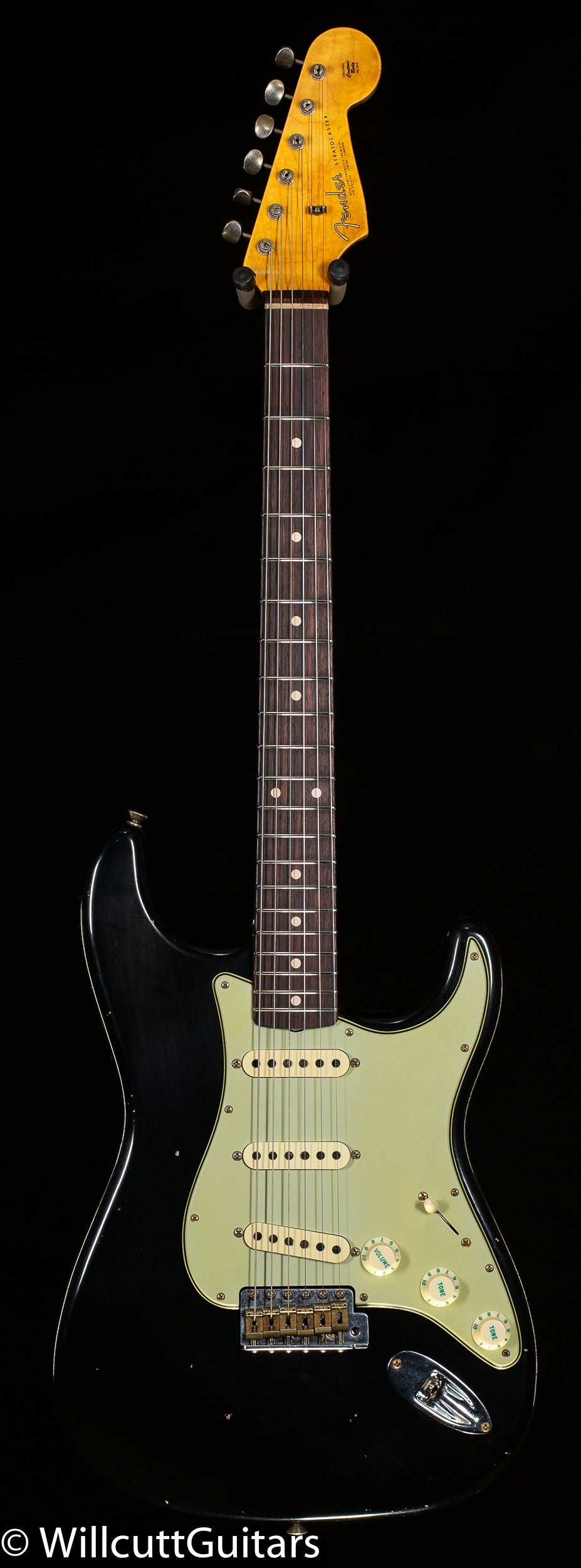 Fender Custom Shop Willcutt True '62 Stratocaster Journeyman Relic Black 59 C (330)