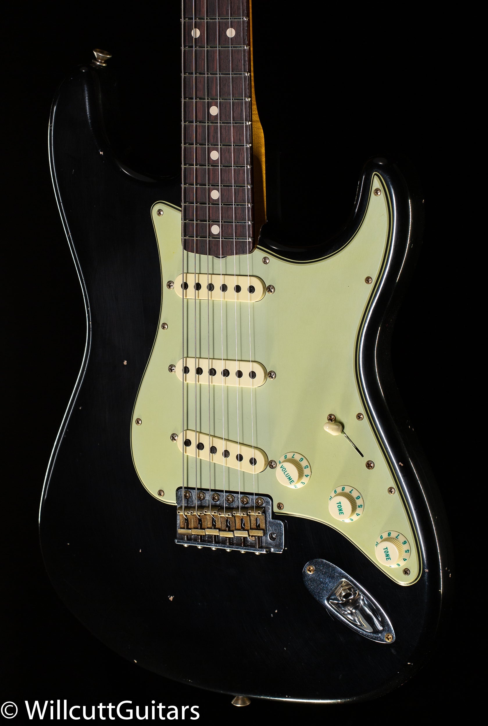 Fender Custom Shop Willcutt True '62 Stratocaster Journeyman Relic Black 59 C (330)